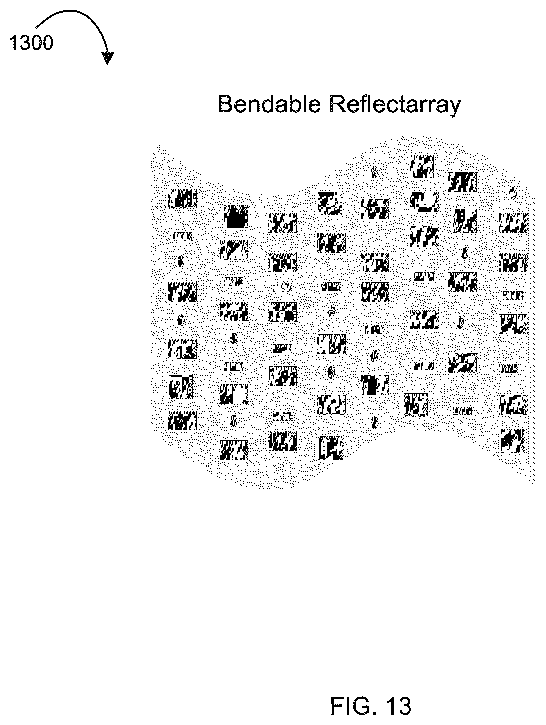 Patent US12562496 Figure 13 – Meta-structure based reflectarrays for enhanced wireless applications
