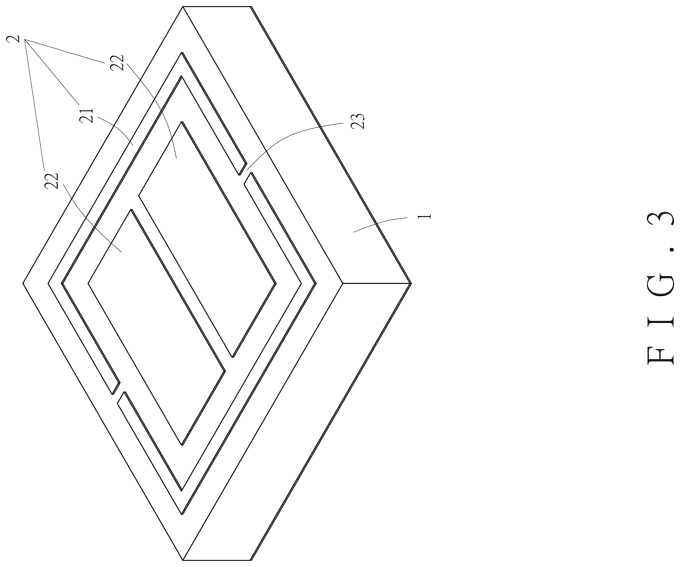 Patent US12562497 Figure 3 – Electromagnetic wave reflecting structure and manufacturing method thereof