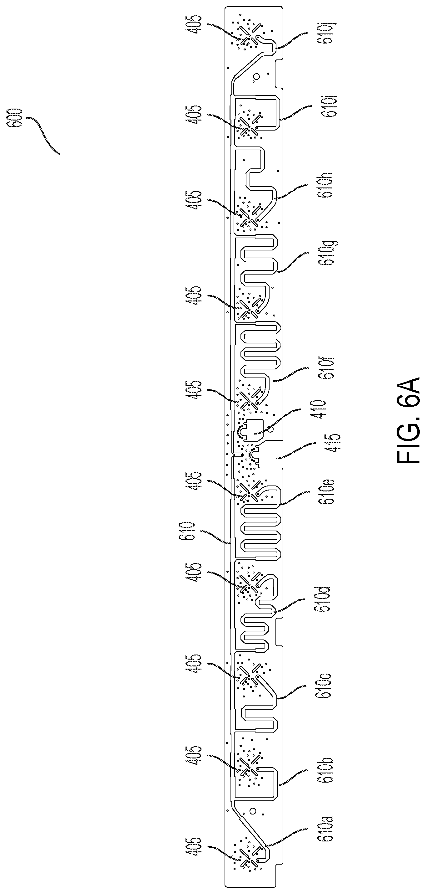 Patent US12562500 Figure 8 – Multi-layer feedboard for 8T8R antenna array within compact antenna