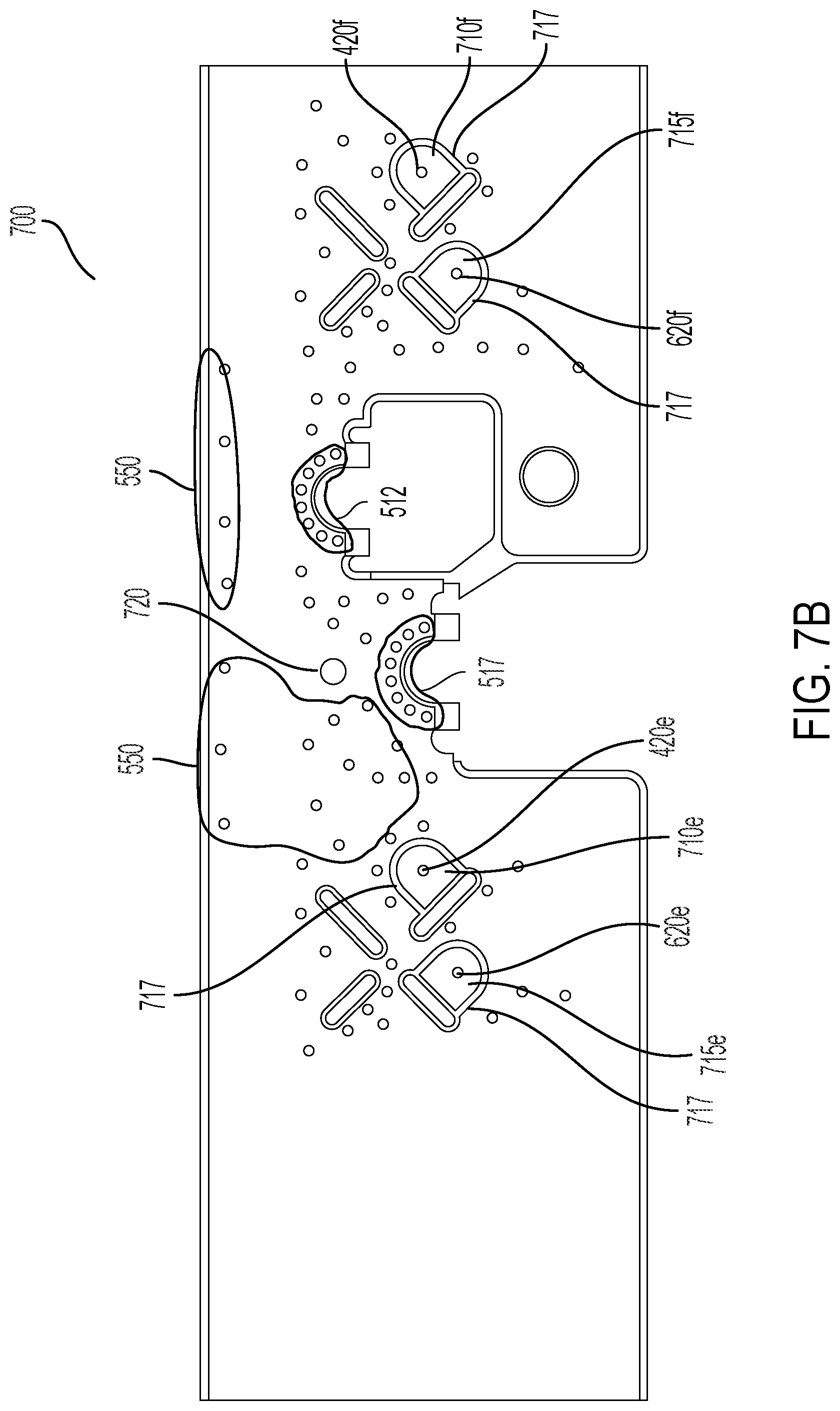 Patent US12562500 Figure 11 – Multi-layer feedboard for 8T8R antenna array within compact antenna