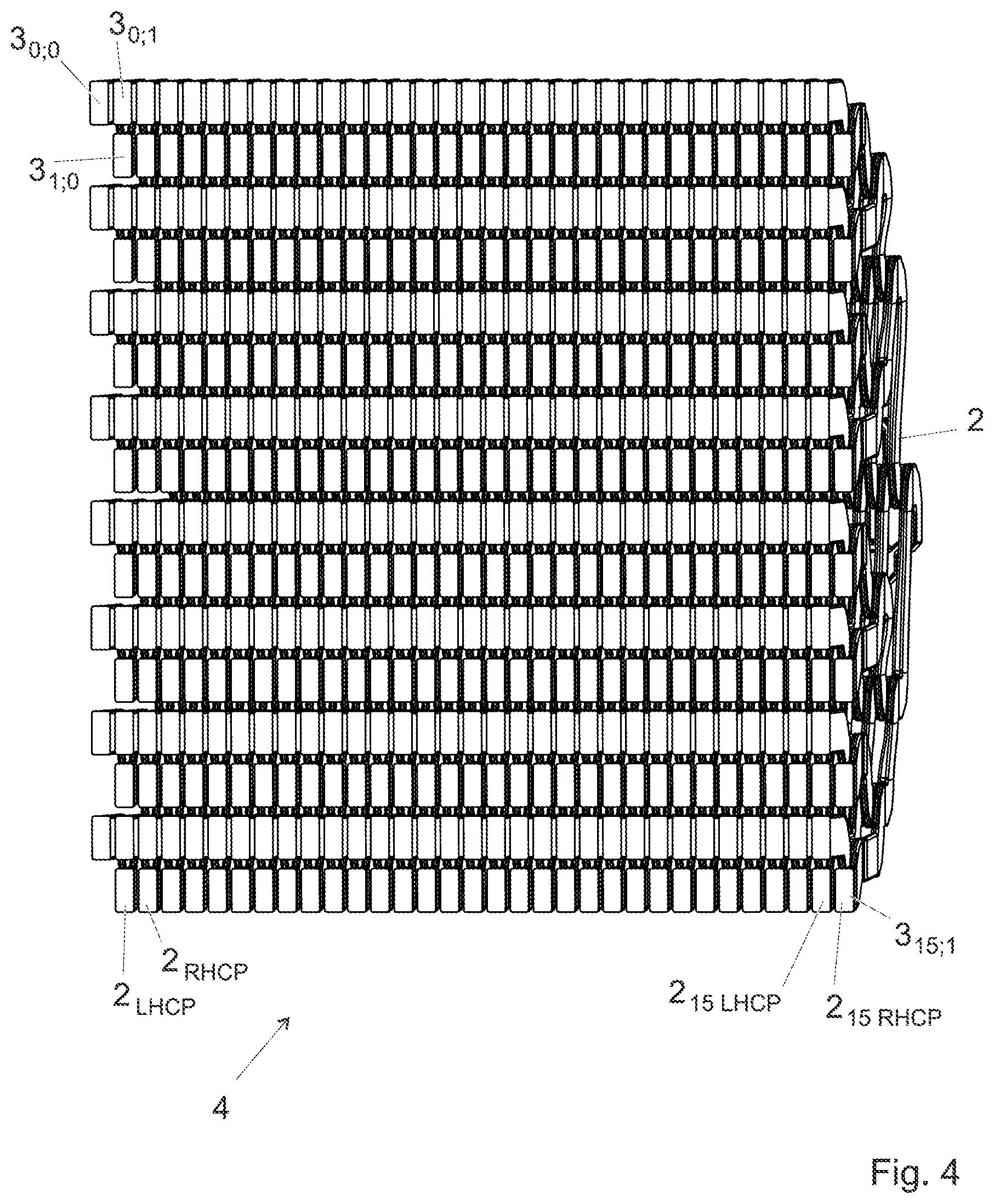 Patent US12562501 Figure 4 – Dual-polarization antenna