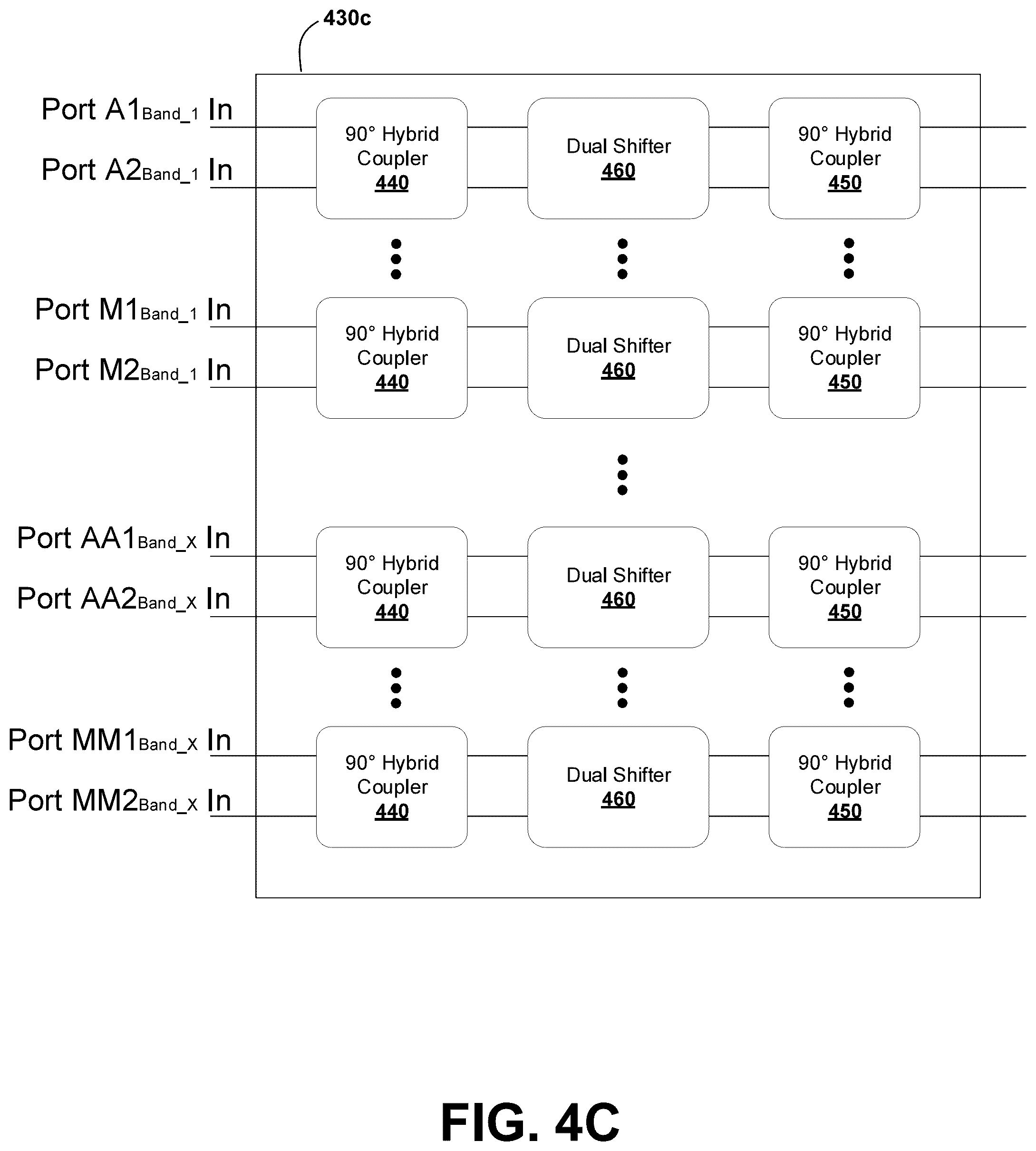 Patent US12562502 Figure 13 – Multi-band polarization rotation for interference mitigation