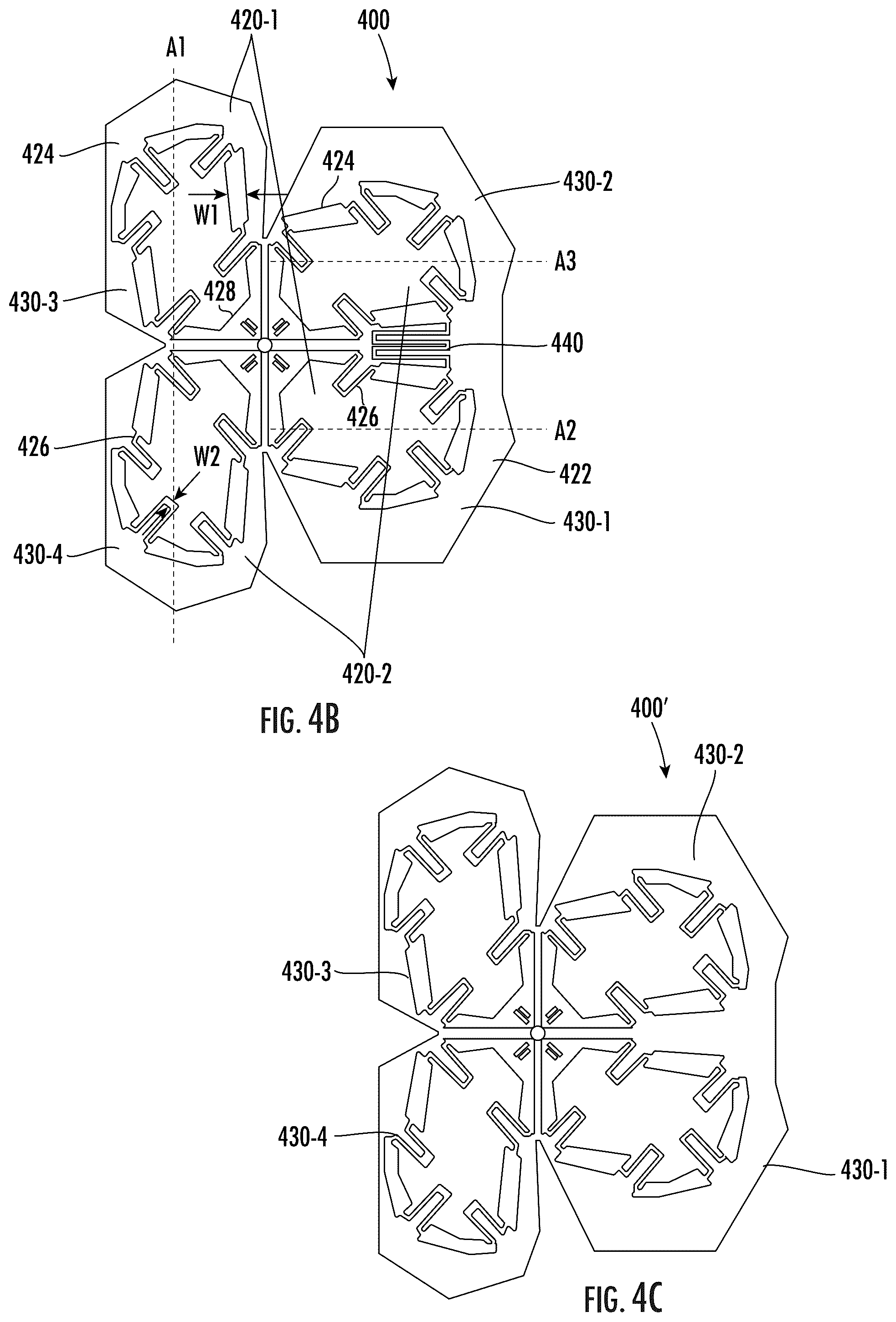 Patent US12562503 Figure 5 – Dual-polarized radiating elements having inductors coupled between the dipole radiators and base station antennas including such radiating elements