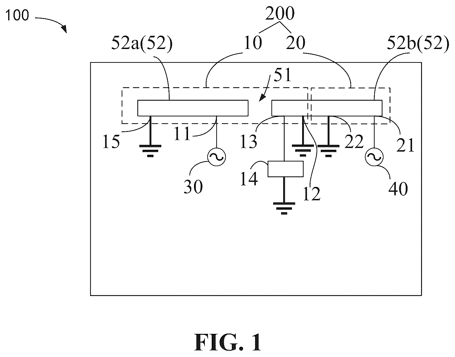 Patent US12562505 Figure 1 – Antenna structure and electronic device