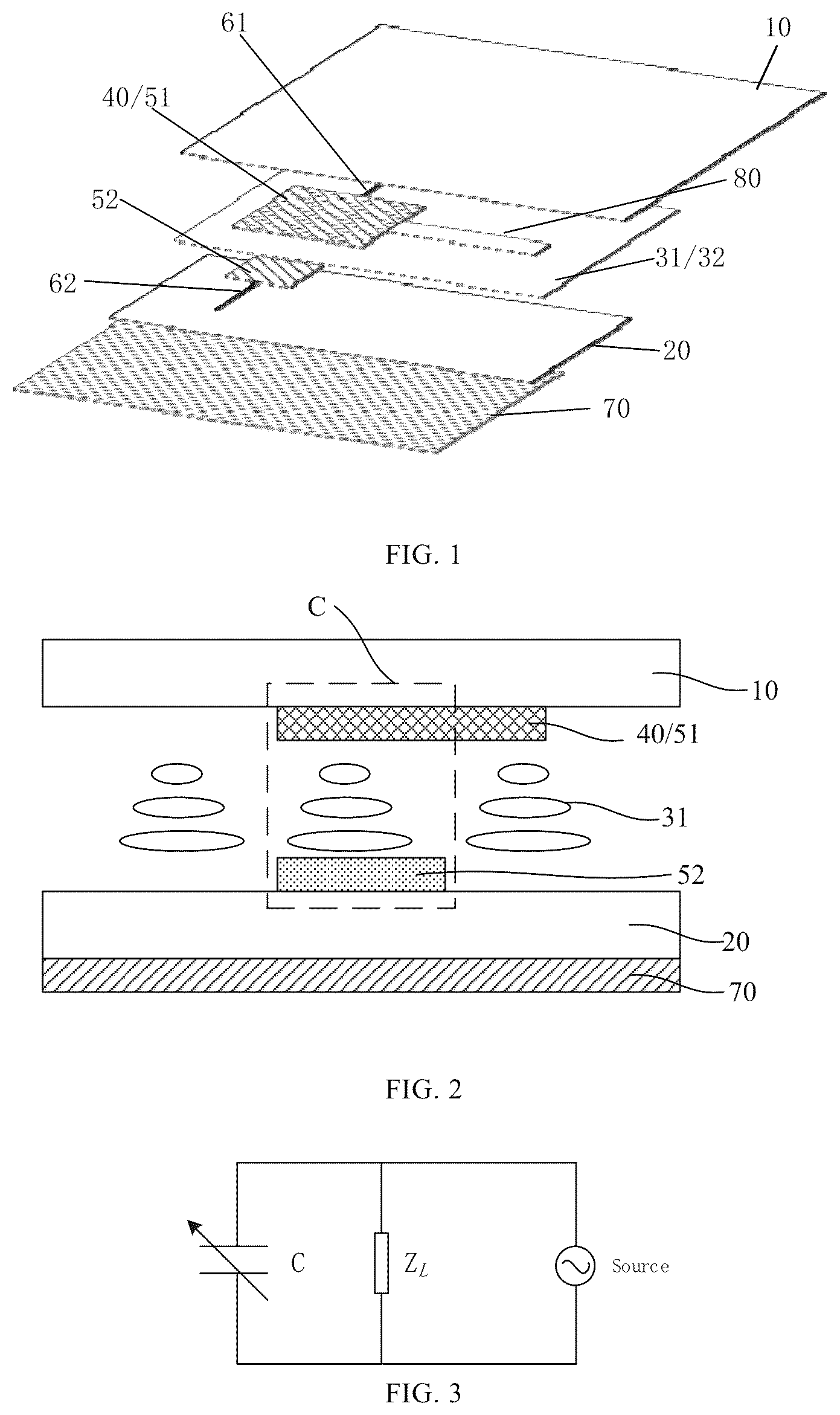 Patent US12562506 Figure 1 – Antenna, control method thereof, antenna array and electronic device