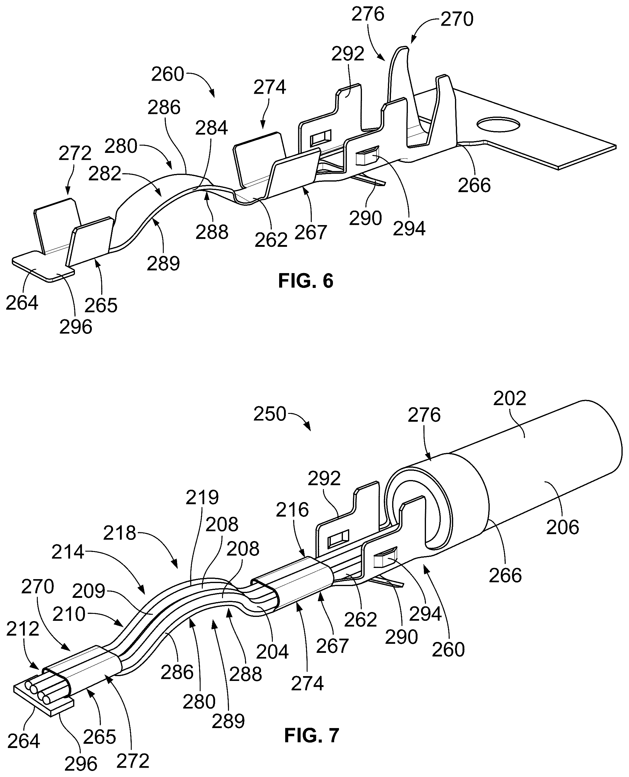 Patent US12562507 Figure 4 – Direct wire terminal assembly