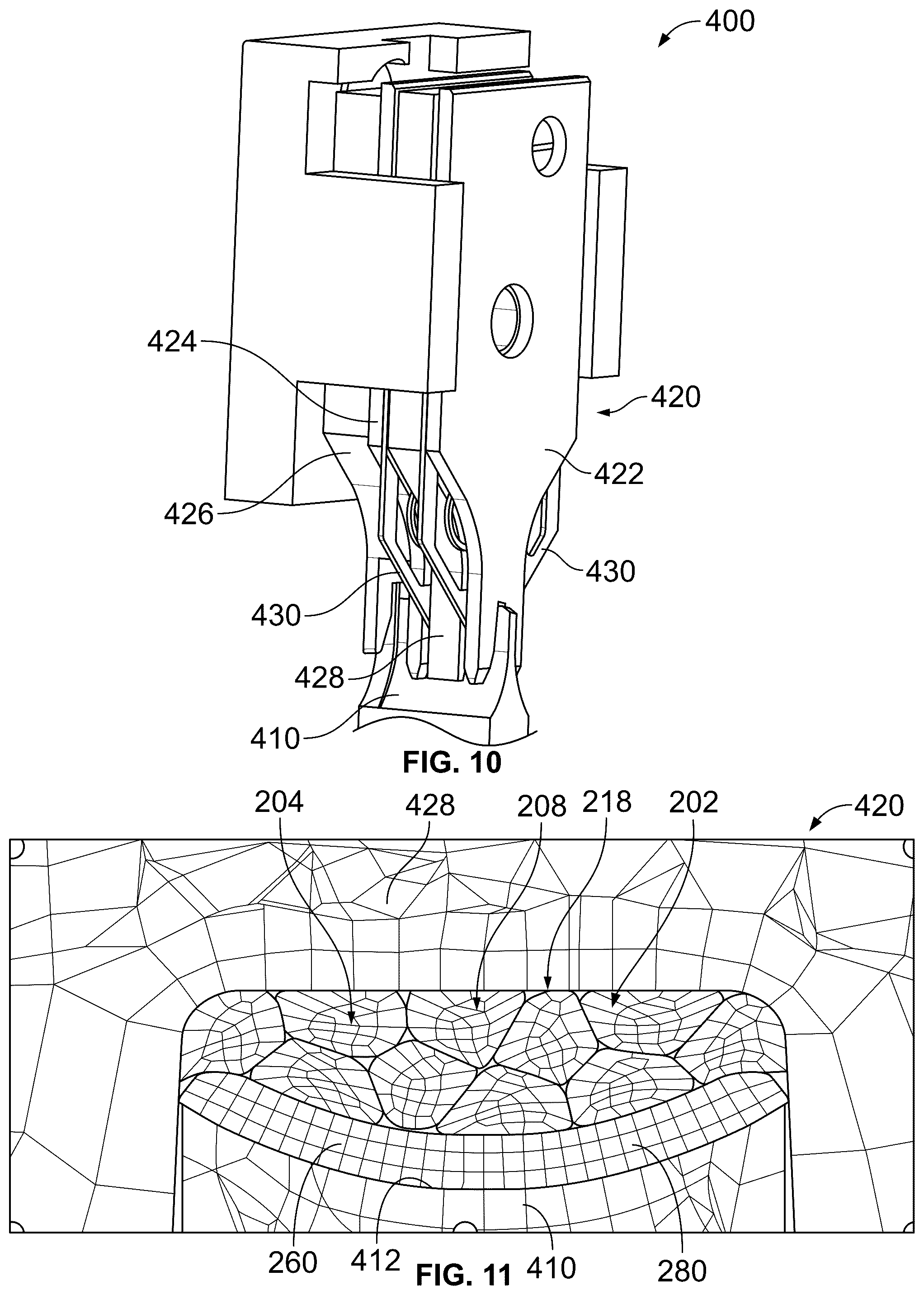 Patent US12562507 Figure 6 – Direct wire terminal assembly