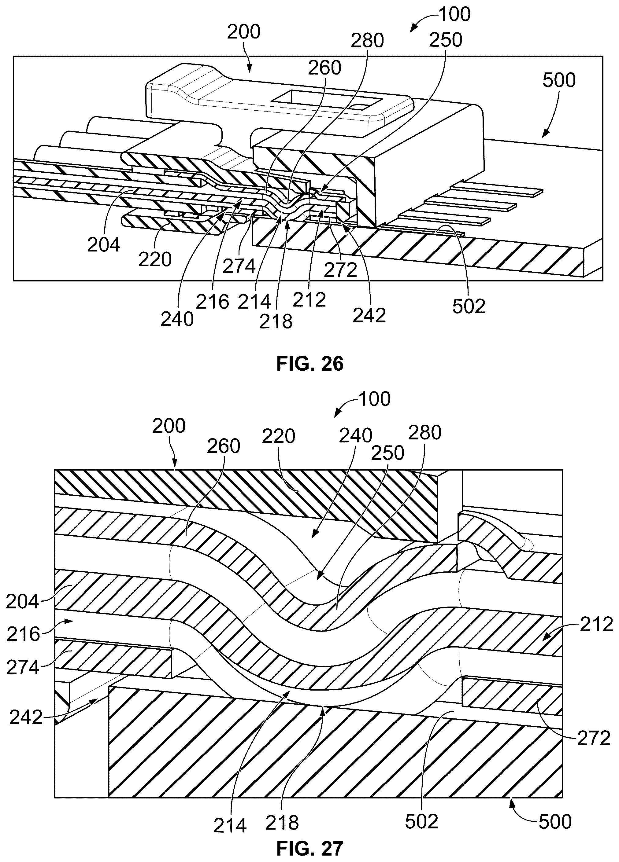 Patent US12562507 Figure 14 – Direct wire terminal assembly