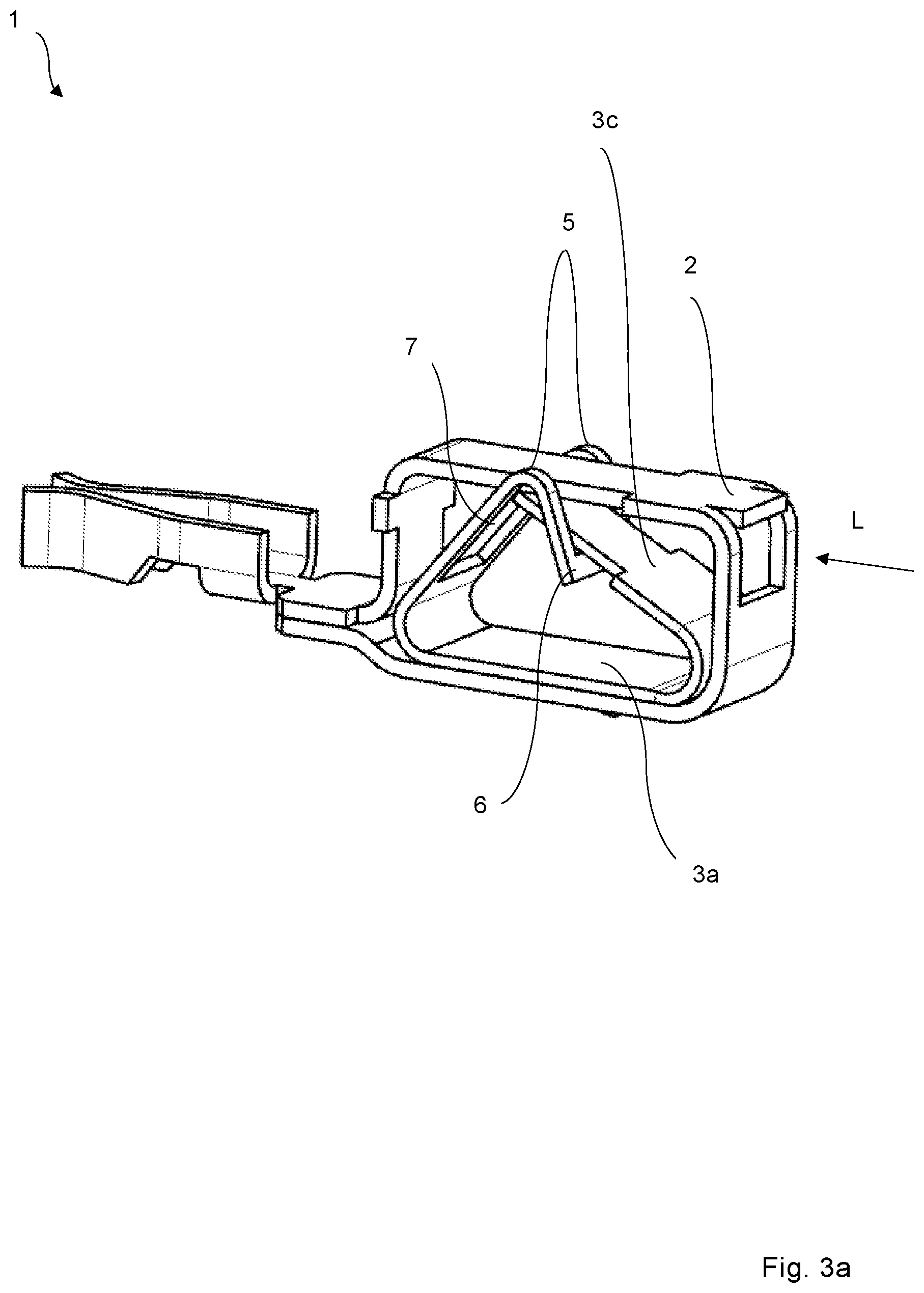 Patent US12562510 Figure 7 – Bus bar piece and clamping spring configuration for a conductor connection terminal