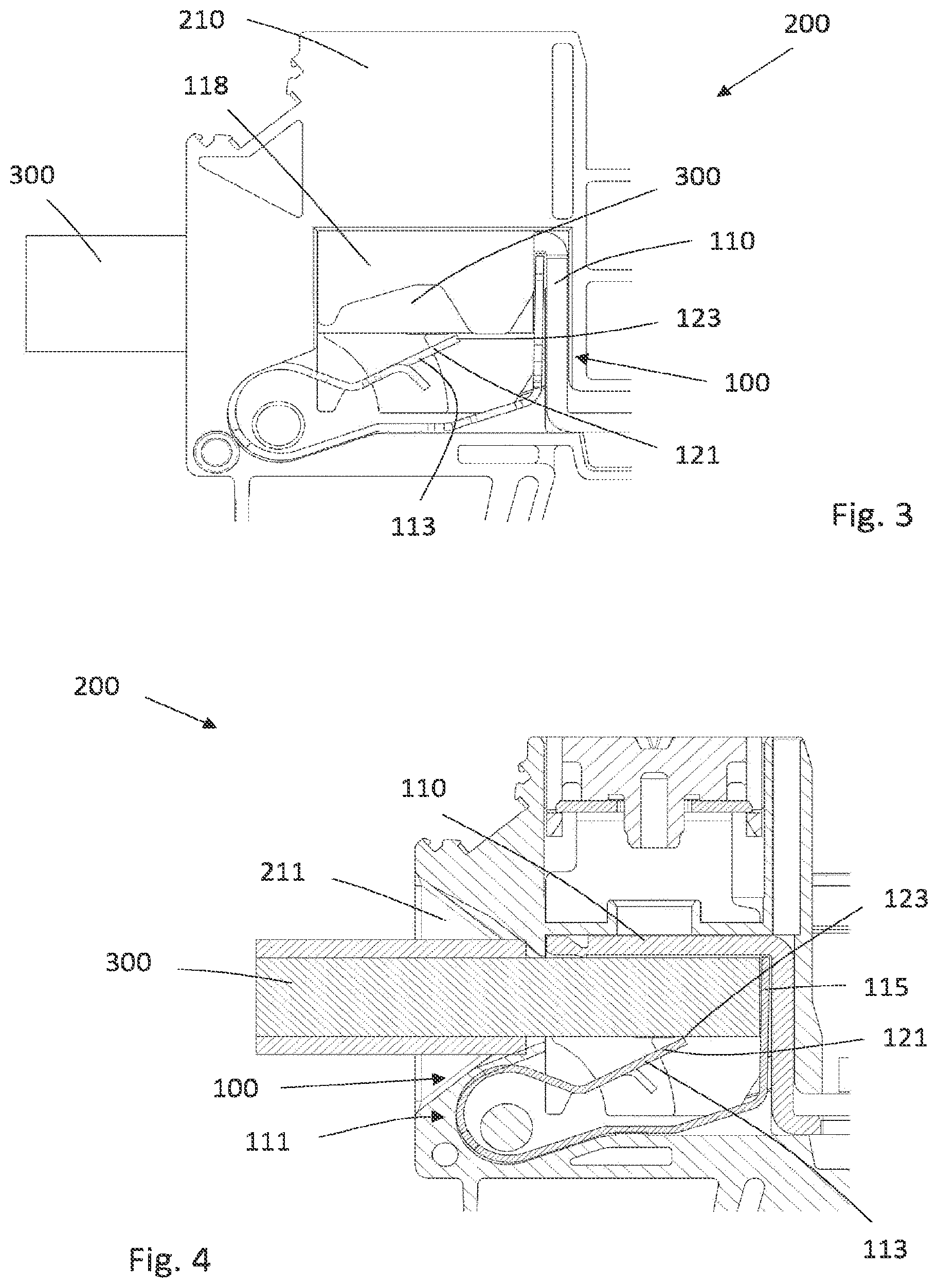 Patent US12562512 Figure 2 – Connection assembly, connection clamp and electronic device