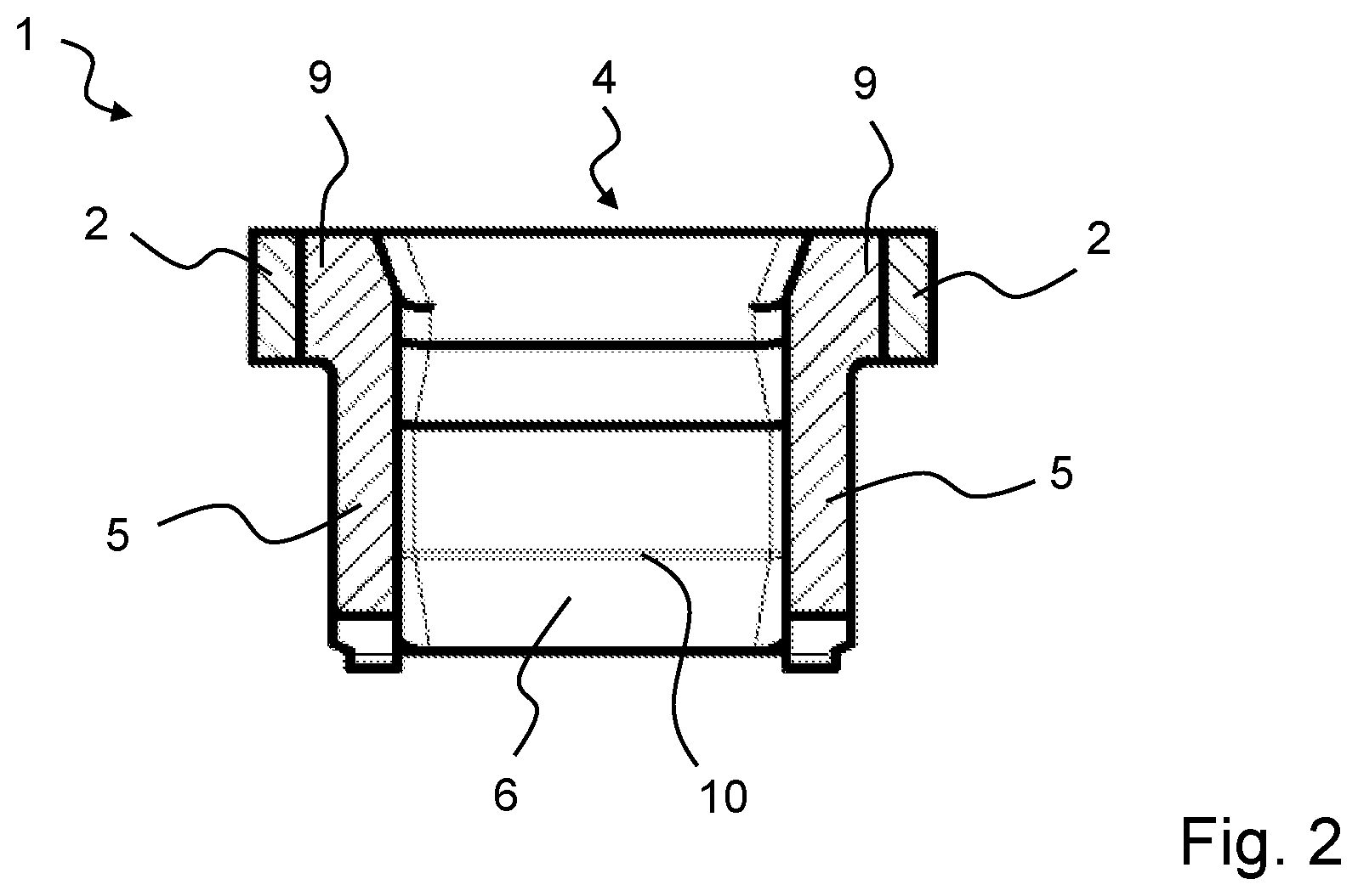 Patent US12562513 Figure 2 – Spring-force clamping connection, conductor terminal, and method for manufacturing a spring-force clamping connection