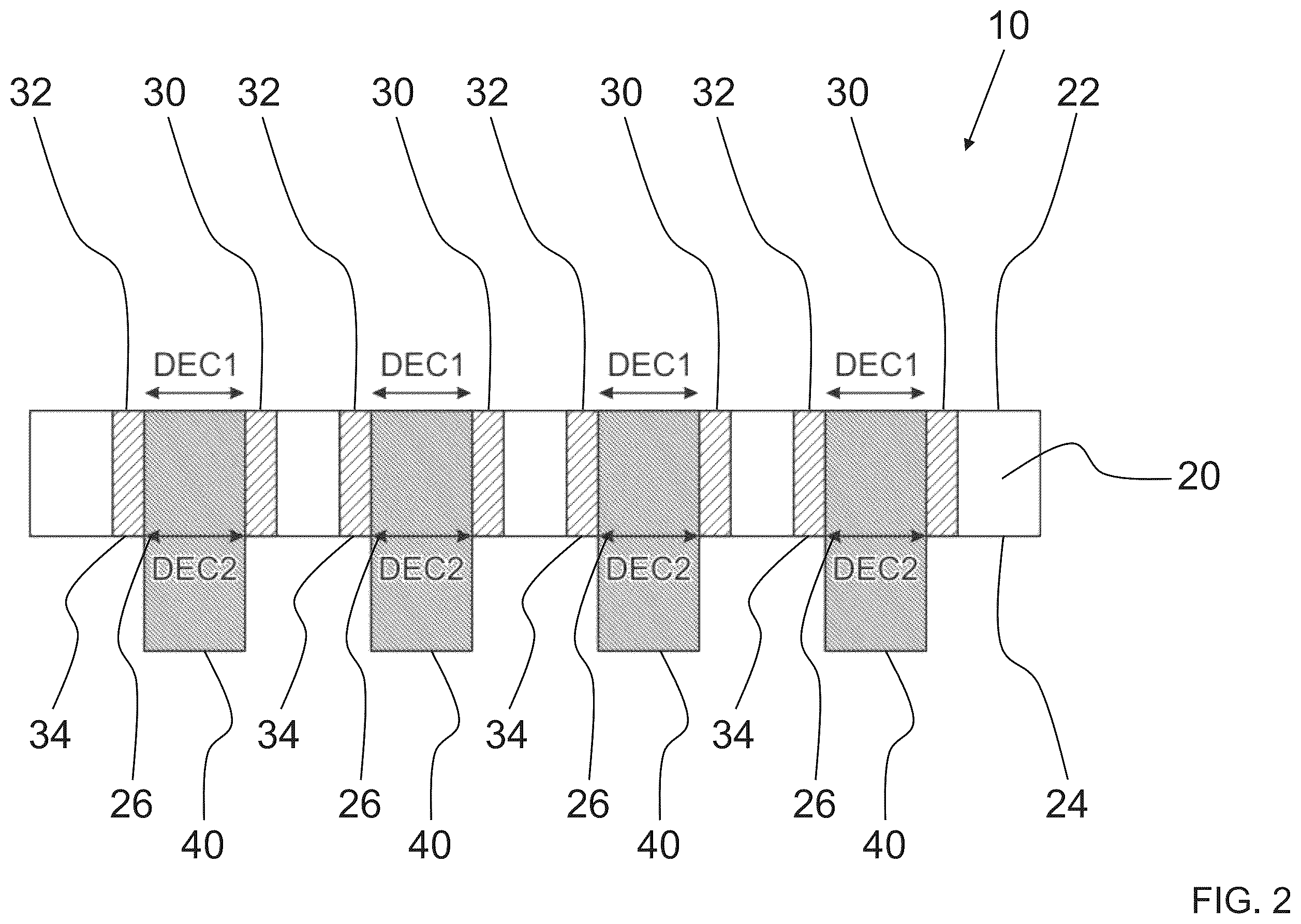 Patent US12562514 Figure 2 – Electrical feedthrough