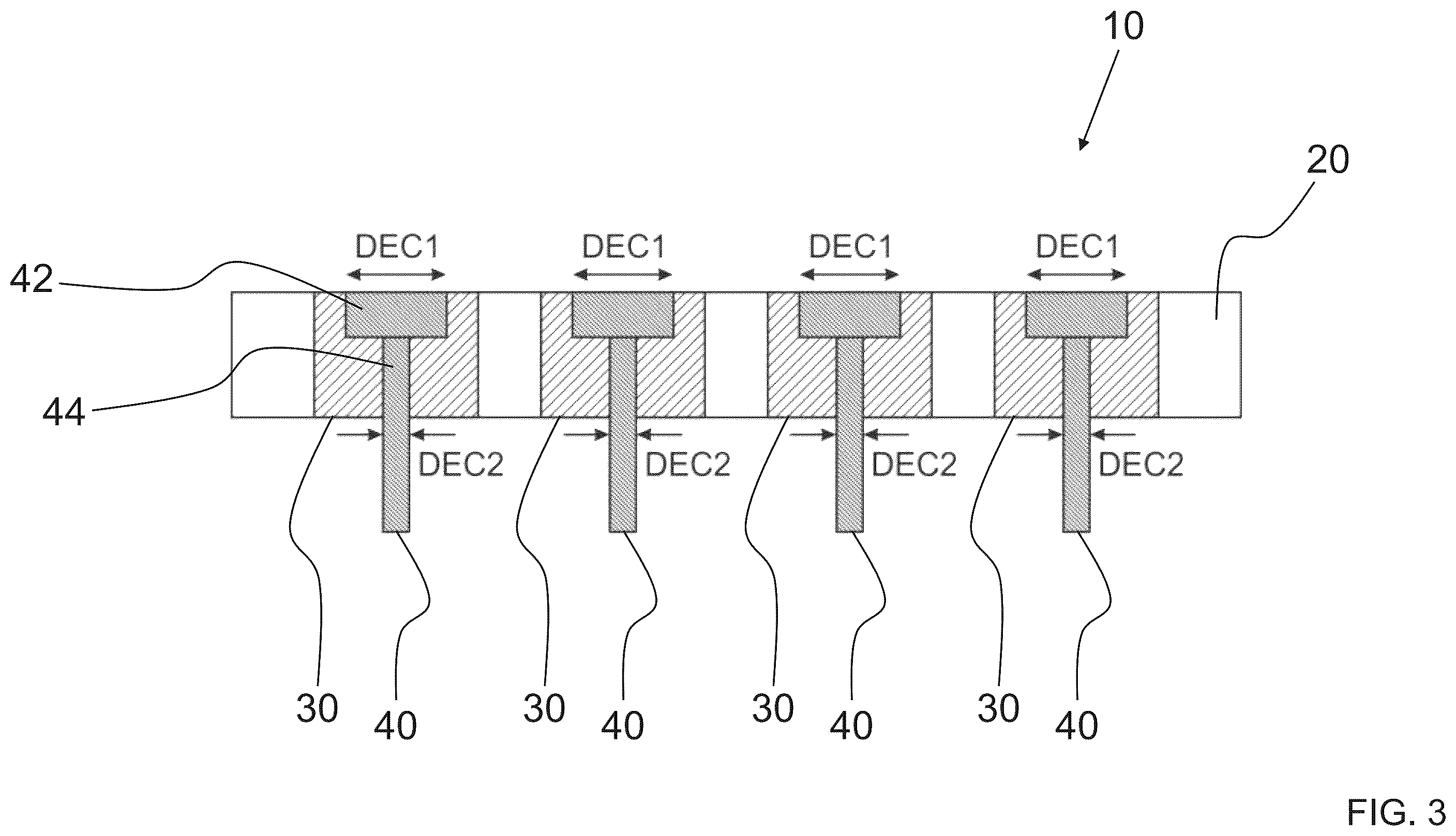 Patent US12562514 Figure 3 – Electrical feedthrough