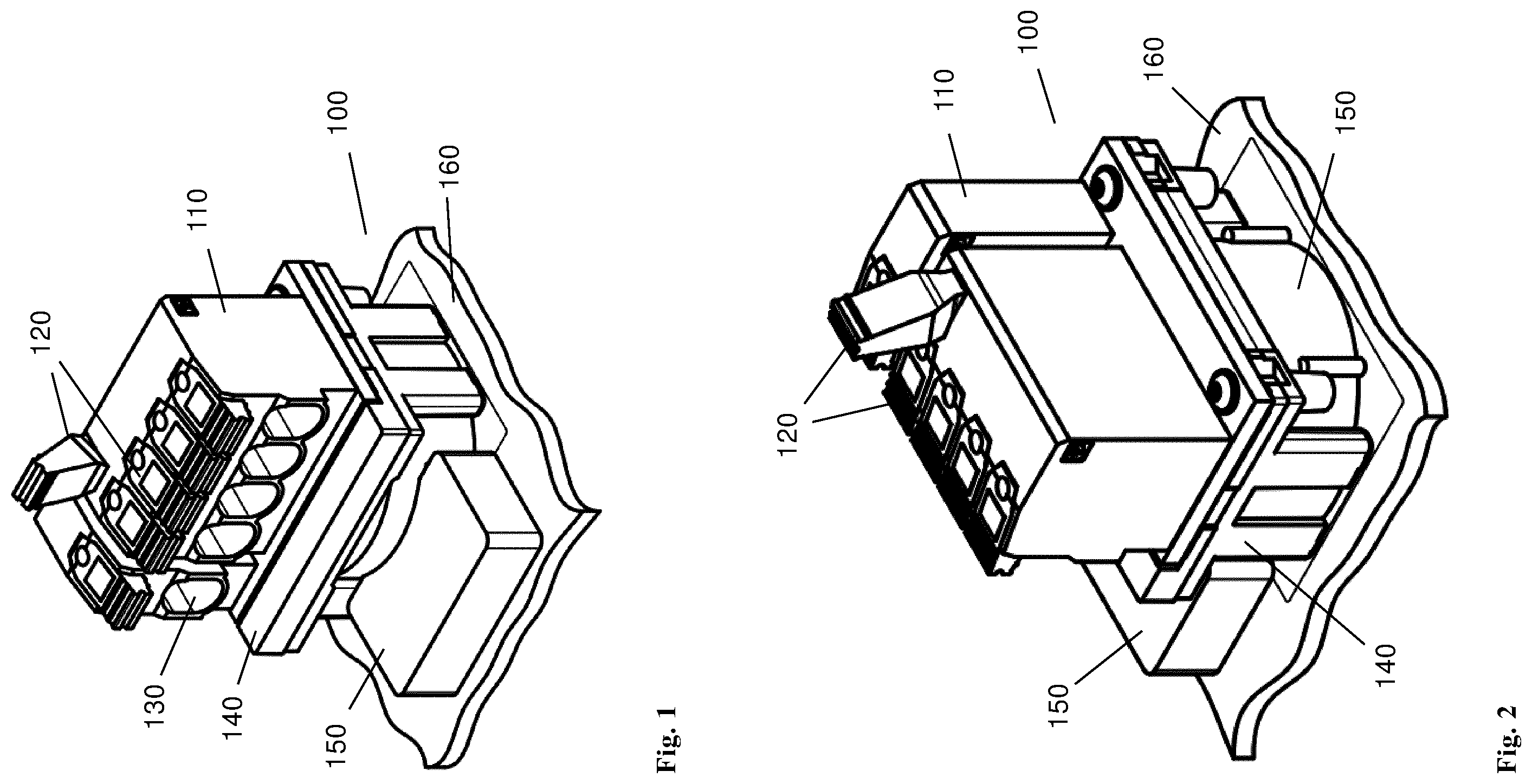 Patent US12562516 Figure 1 – Input connector with integrated residual current detection