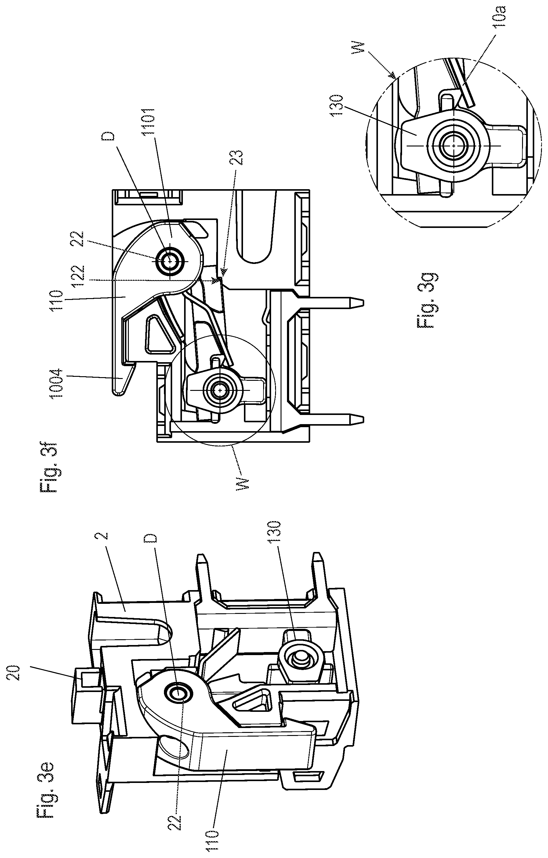 Patent US12562517 Figure 8 – Plug-in terminal, plug connector and row of plug connectors