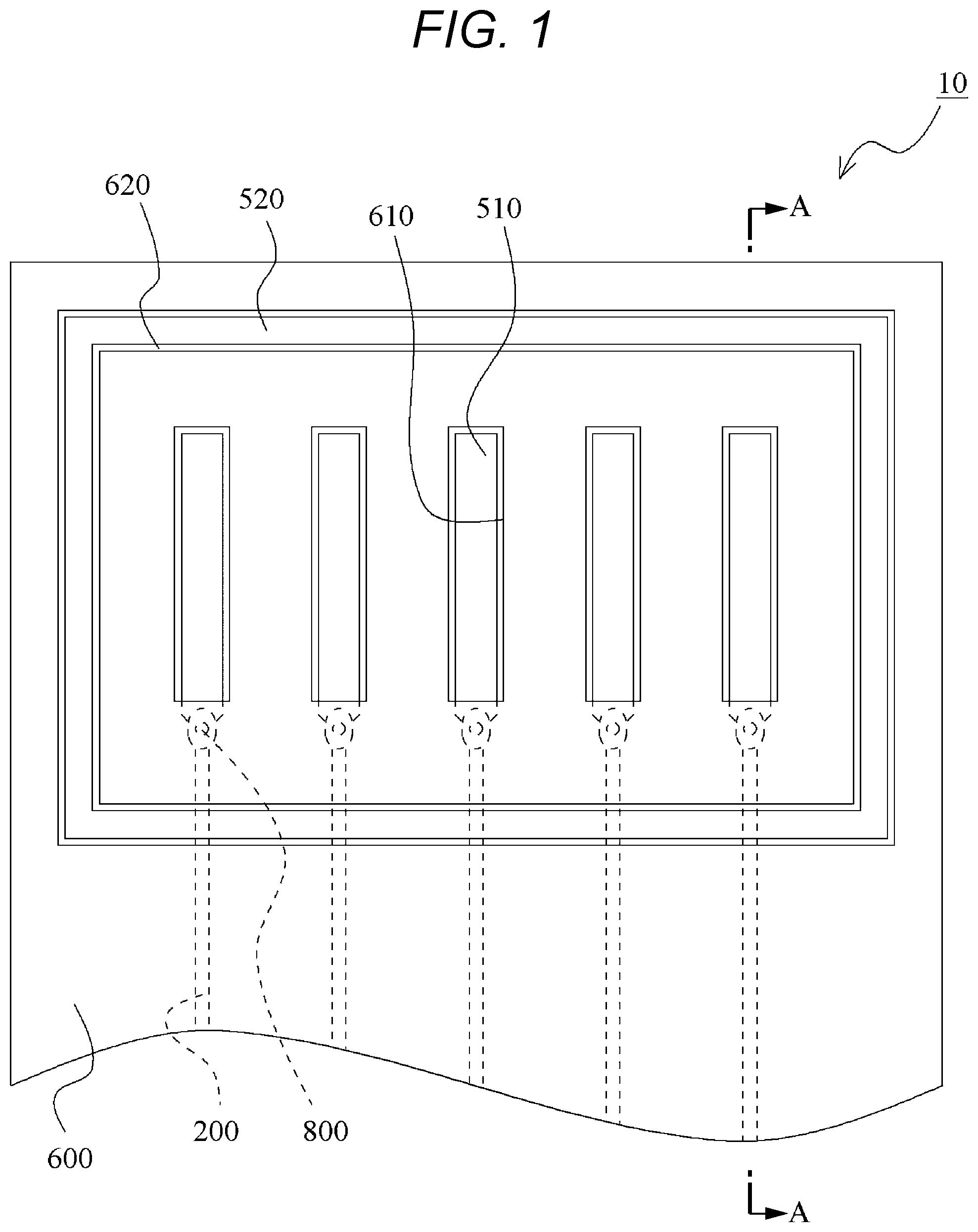 Patent US12562518 Figure 1 – Flexible printed circuit connection structure