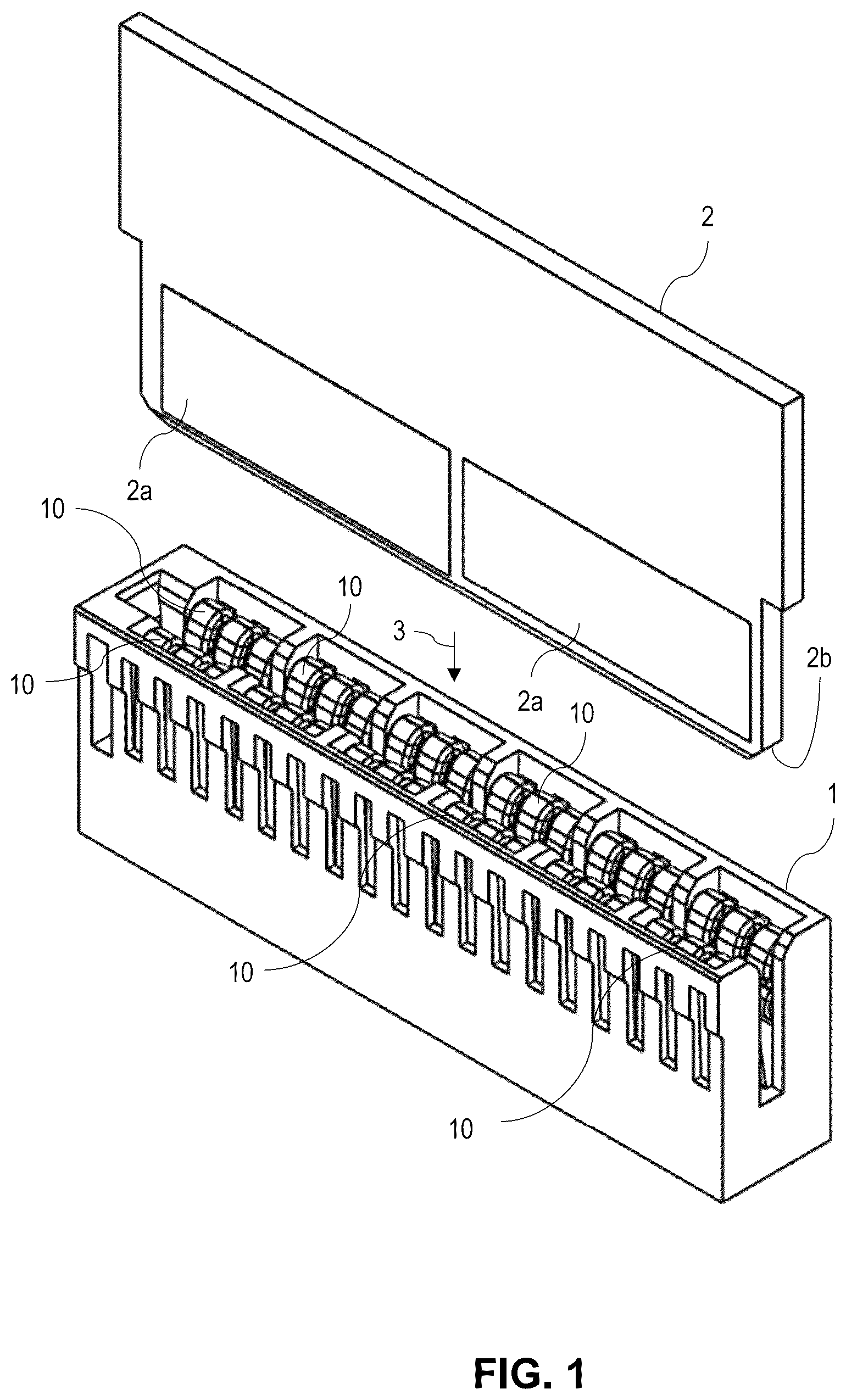 Patent US12562519 Figure 1 – Terminal for electrical connector, electrical connector and method of manufacturing the same