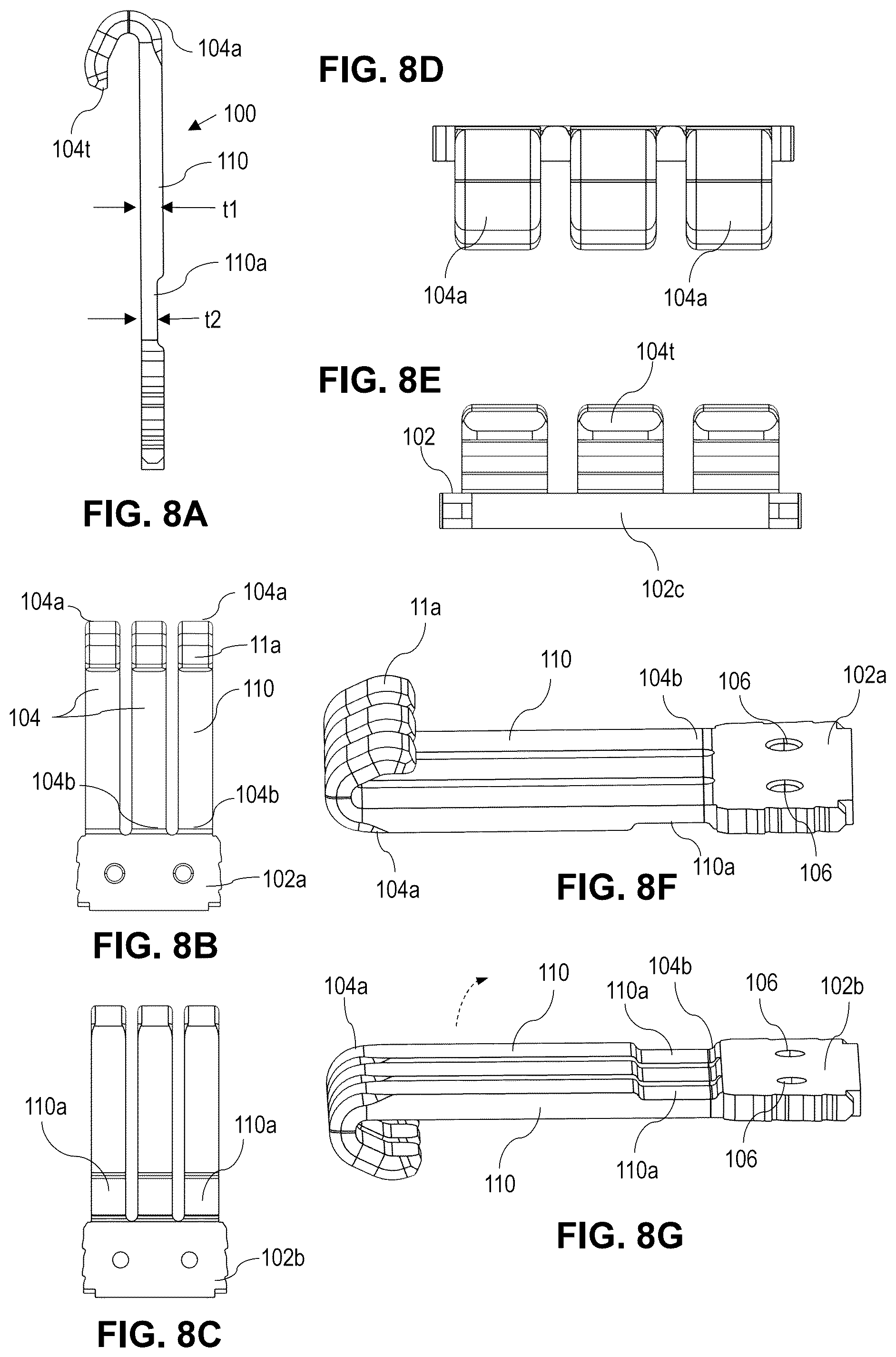 Patent US12562519 Figure 9 – Terminal for electrical connector, electrical connector and method of manufacturing the same
