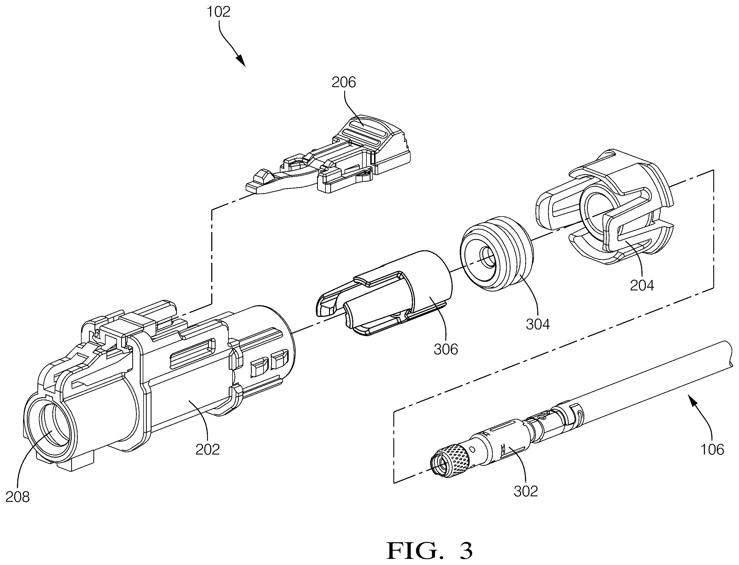 Patent US12562520 Figure 2 – Connector assembly with terminal position assurance and blocking feature