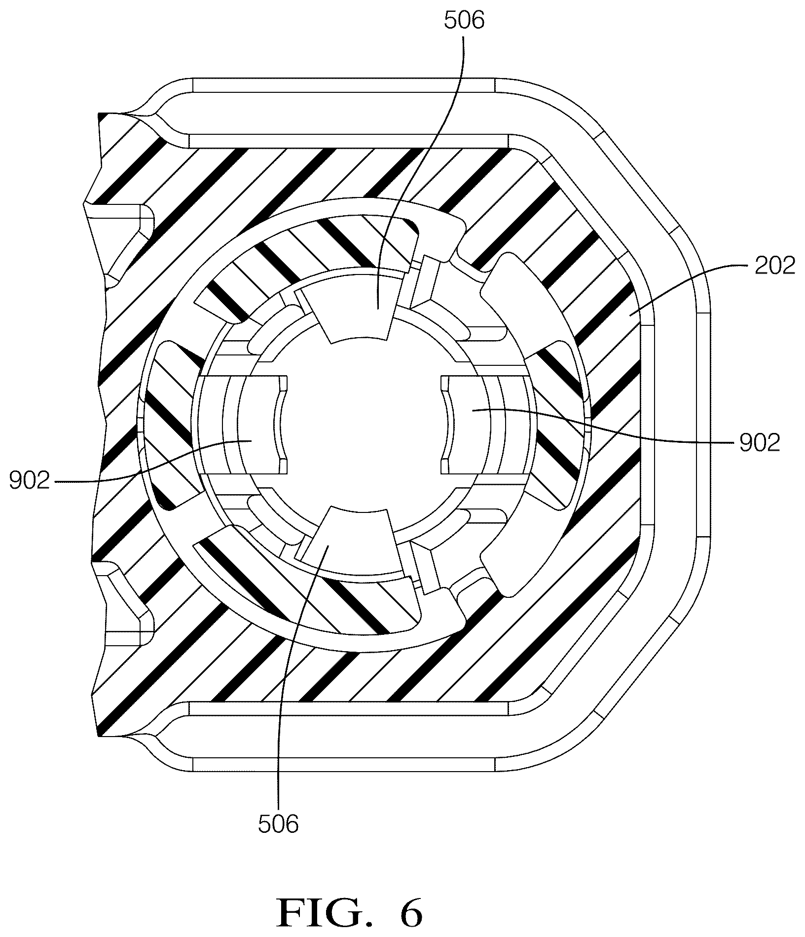 Patent US12562520 Figure 5 – Connector assembly with terminal position assurance and blocking feature