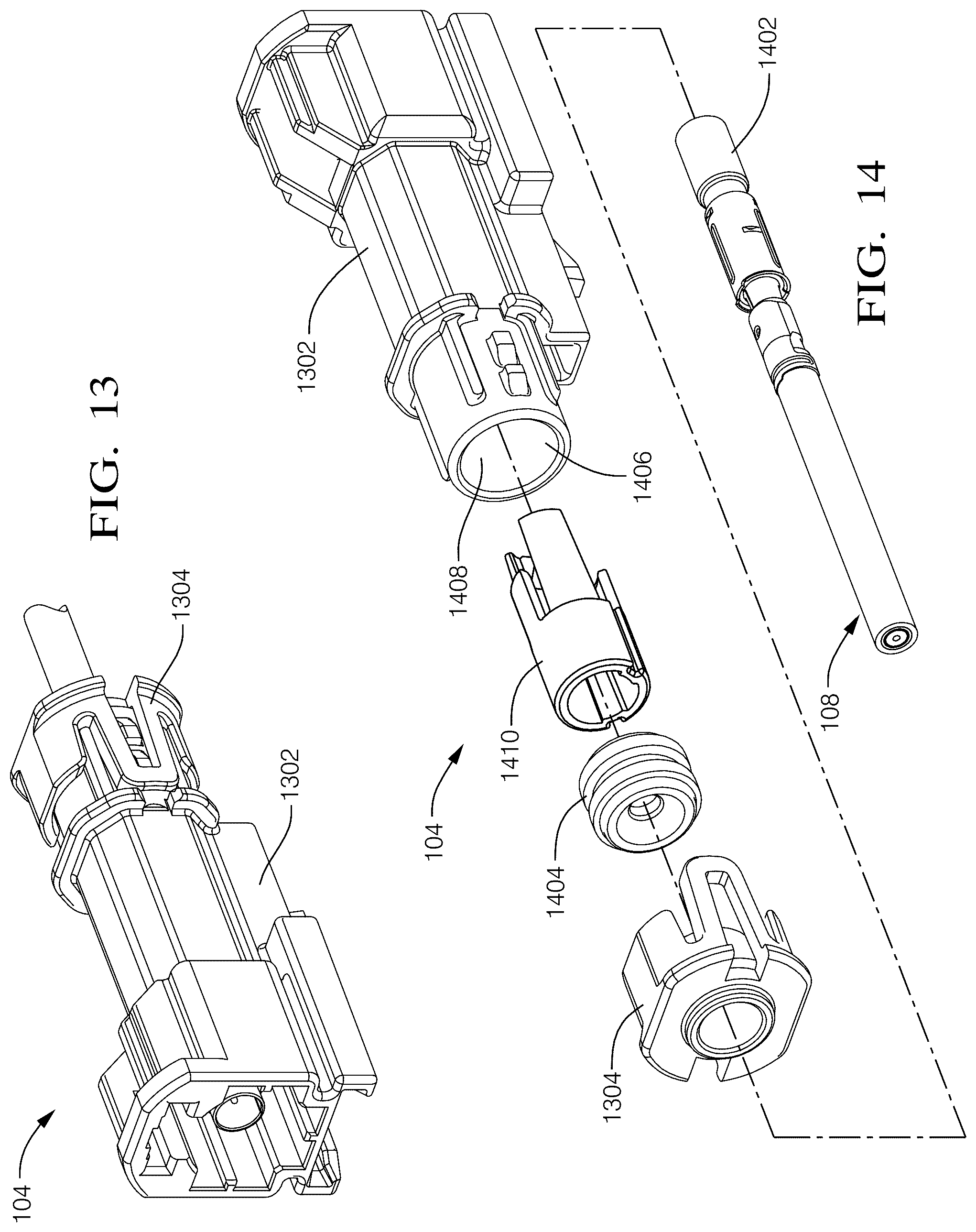 Patent US12562520 Figure 12 – Connector assembly with terminal position assurance and blocking feature