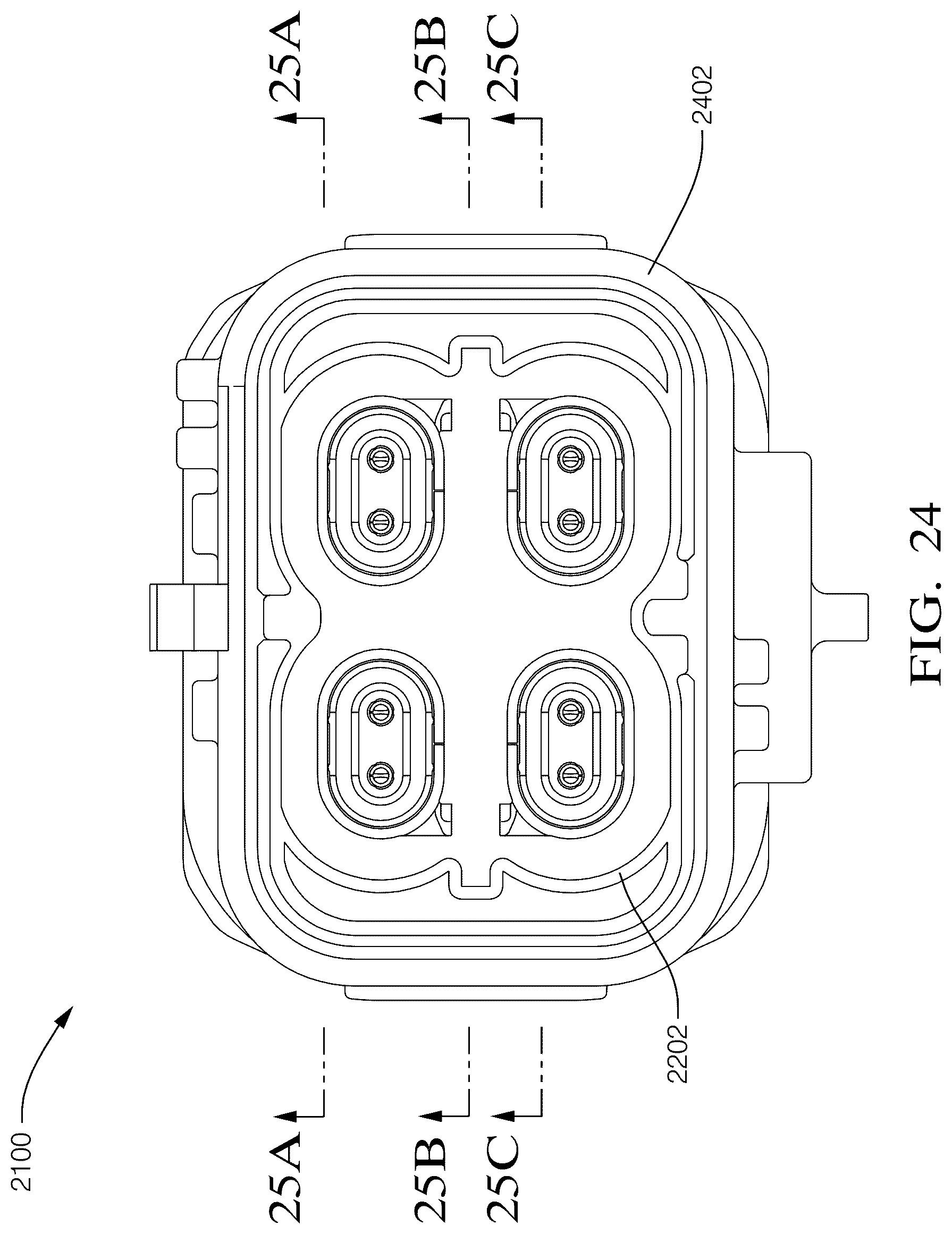 Patent US12562520 Figure 19 – Connector assembly with terminal position assurance and blocking feature