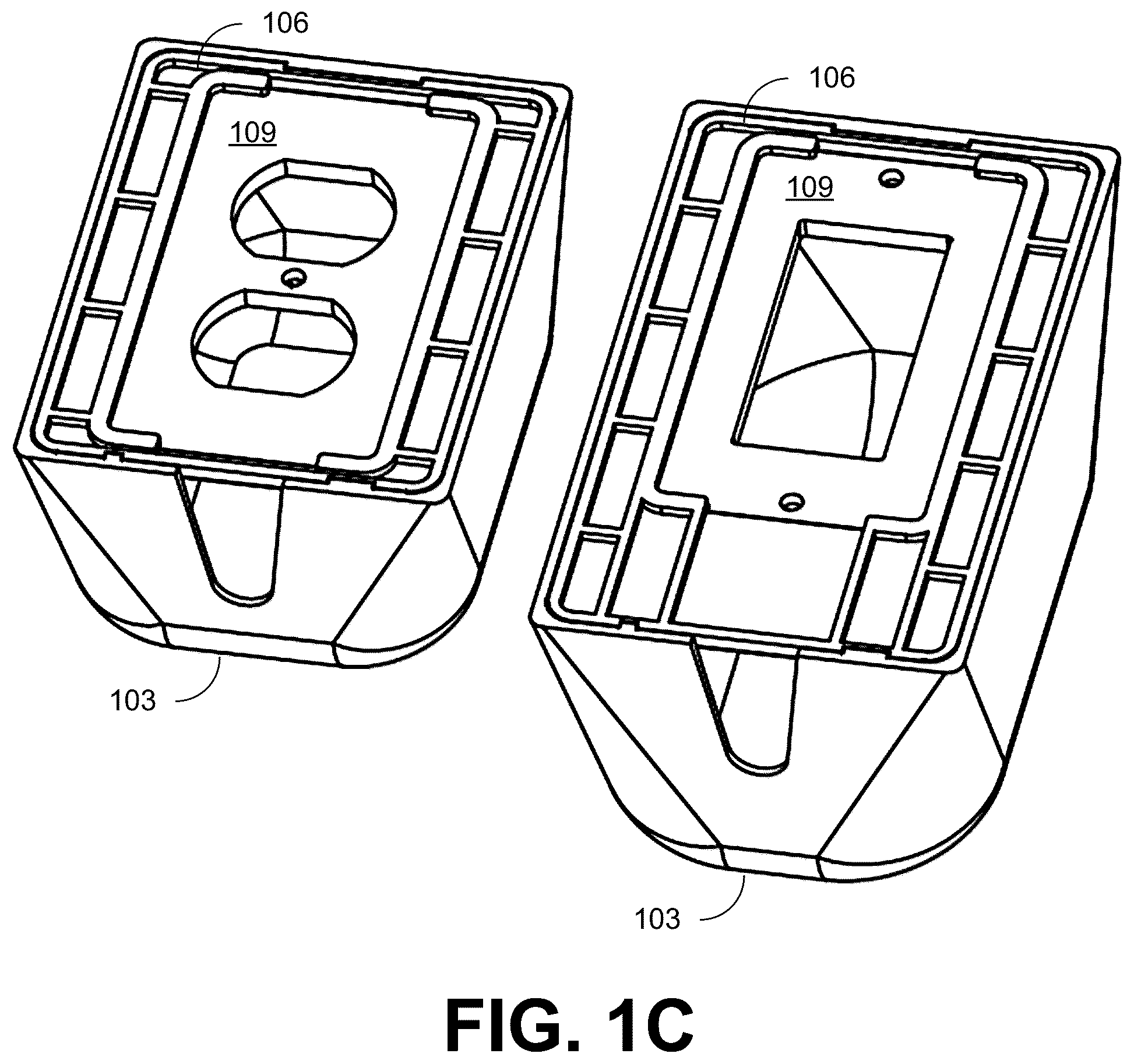Patent US12562521 Figure 3 – Outlet safety cover