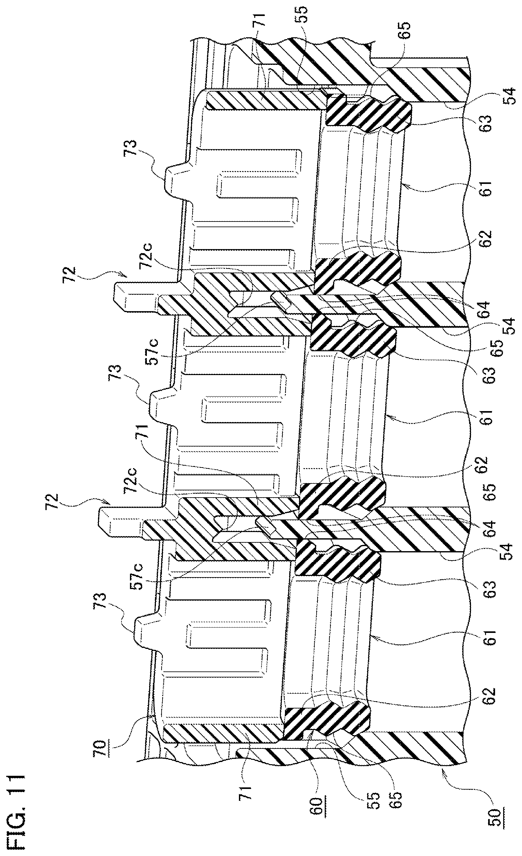 Patent US12562523 Figure 9 – Waterproof terminal block