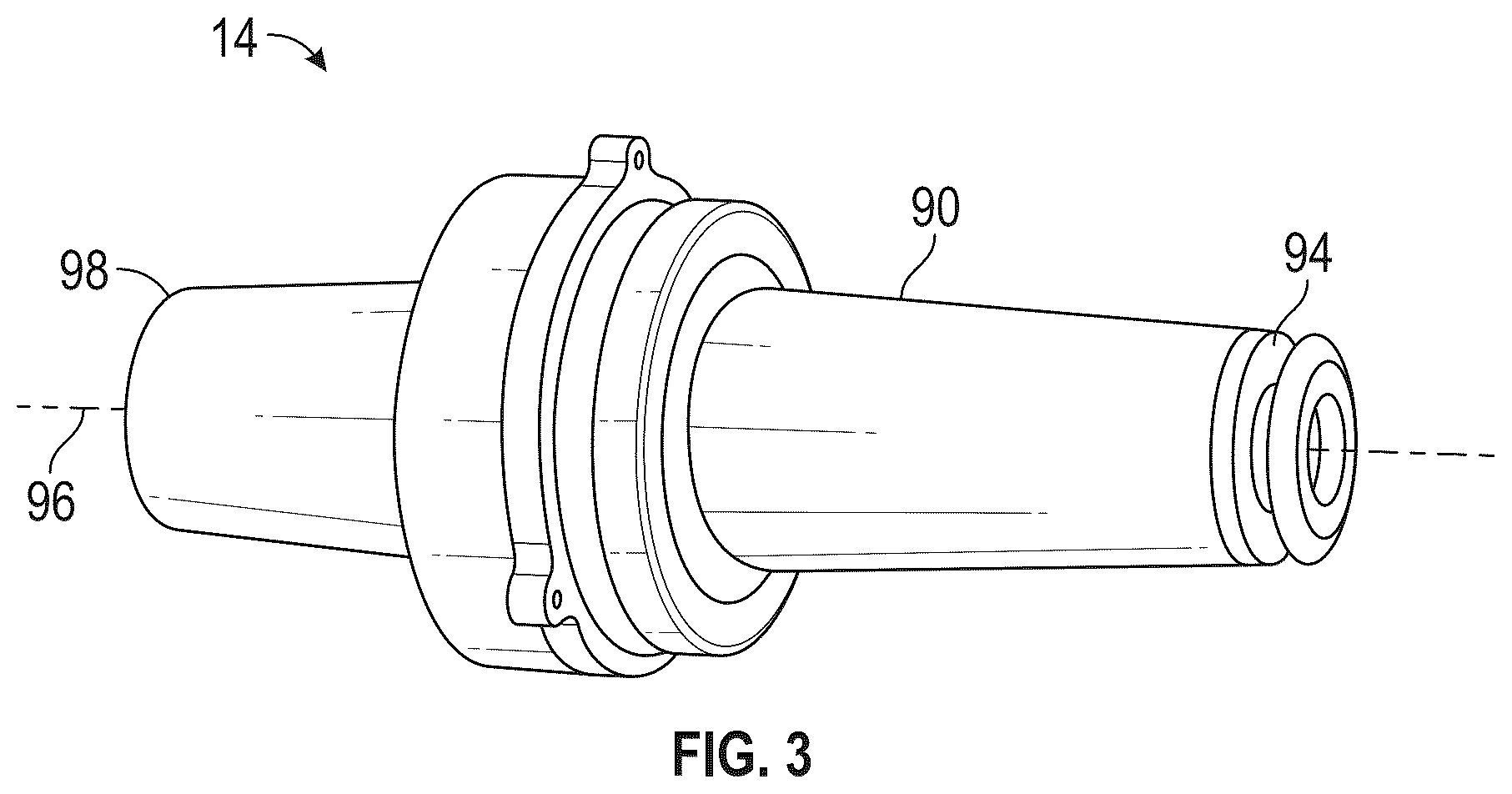 Patent US12562525 Figure 3 – Loadbreak assembly