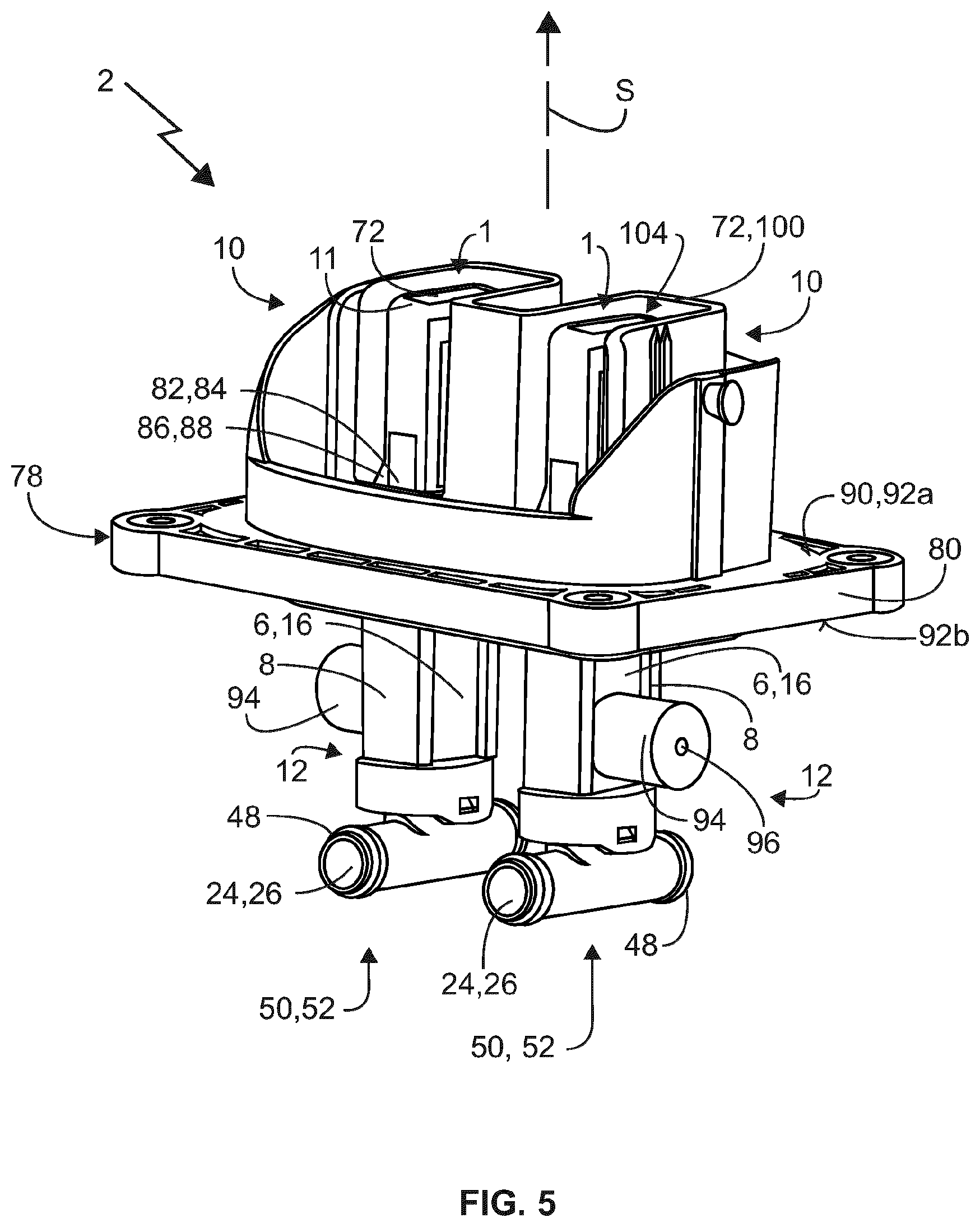 Patent US12562526 Figure 5 – Contact pin with a cooling channel system and electrical plug with such a contact pin