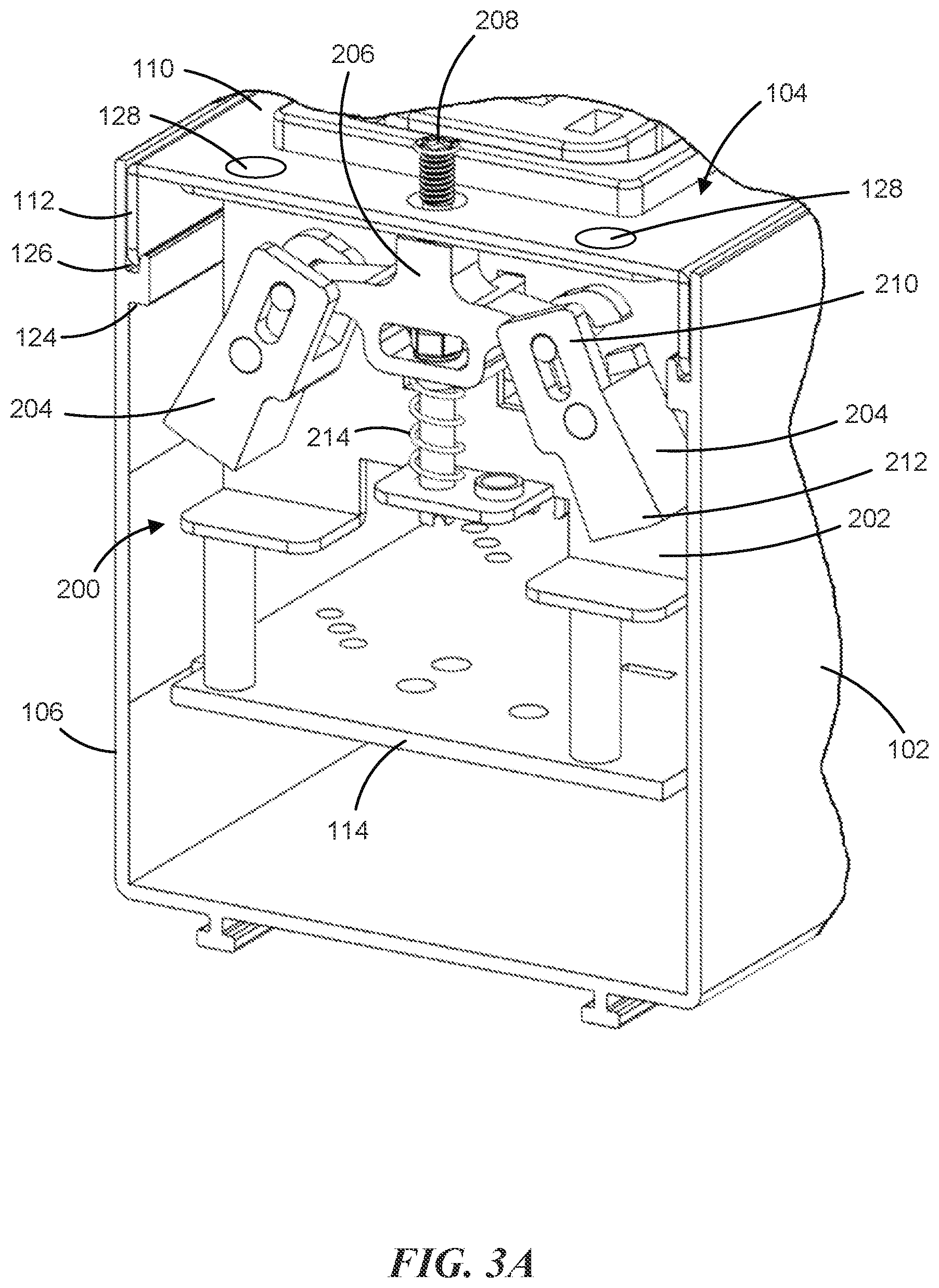 Patent US12562528 Figure 3 – Outlet module mounting mechanism and power distribution unit incorporating the same