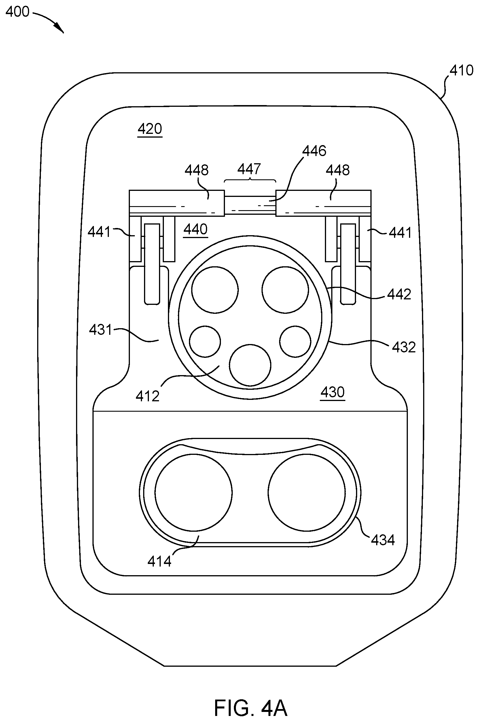 Patent US12562529 Figure 4 – Charging connector release mechanism