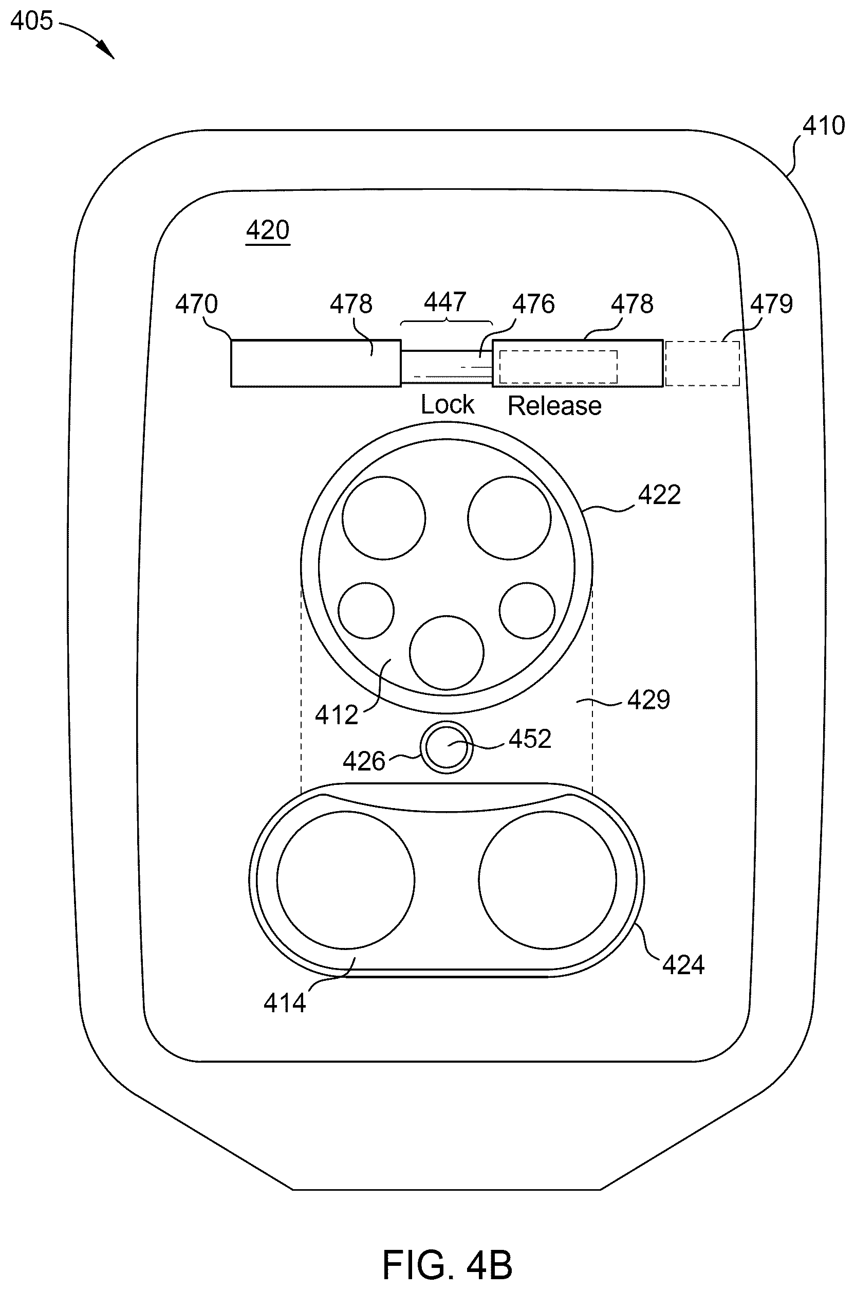 Patent US12562529 Figure 5 – Charging connector release mechanism