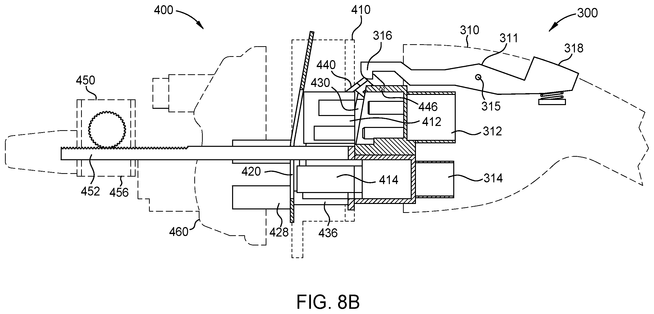 Patent US12562529 Figure 15 – Charging connector release mechanism