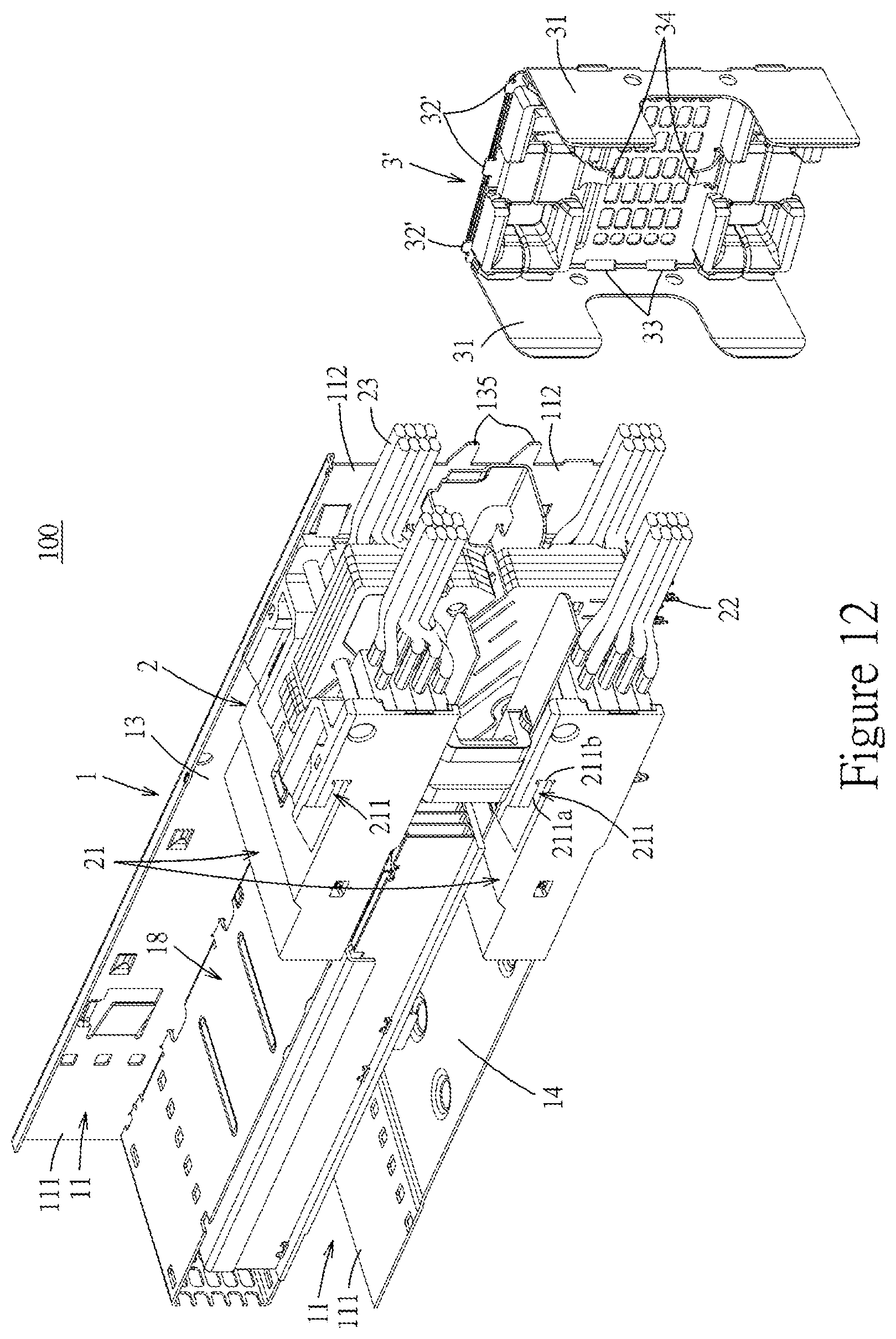 Patent US12562532 Figure 12 – Connector assembly