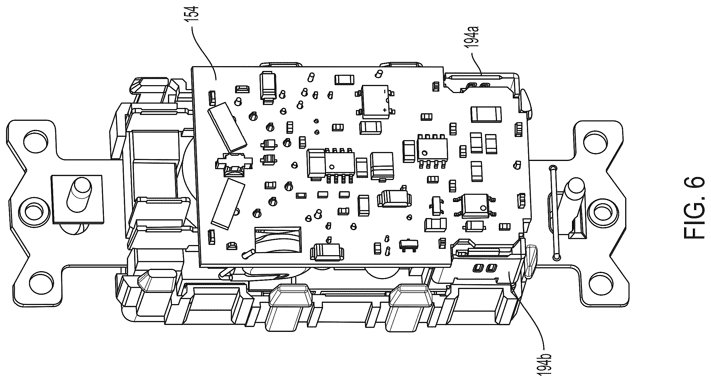 Patent US12562536 Figure 6 – Ground fault circuit interrupters and connectors for use with same