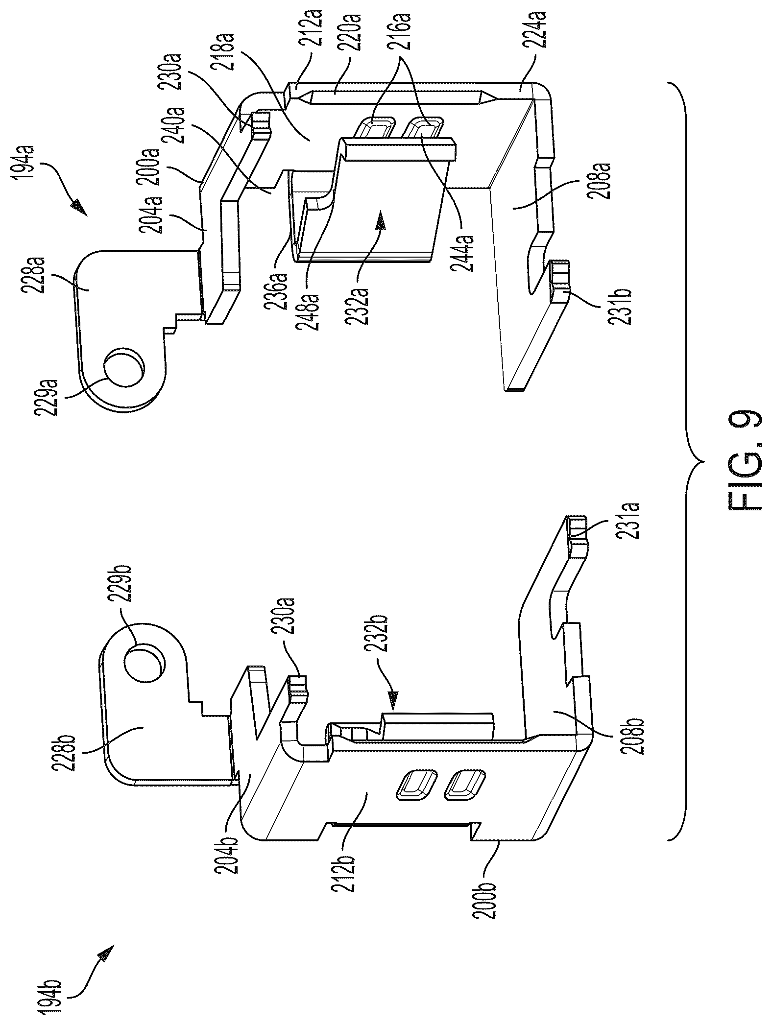 Patent US12562536 Figure 10 – Ground fault circuit interrupters and connectors for use with same
