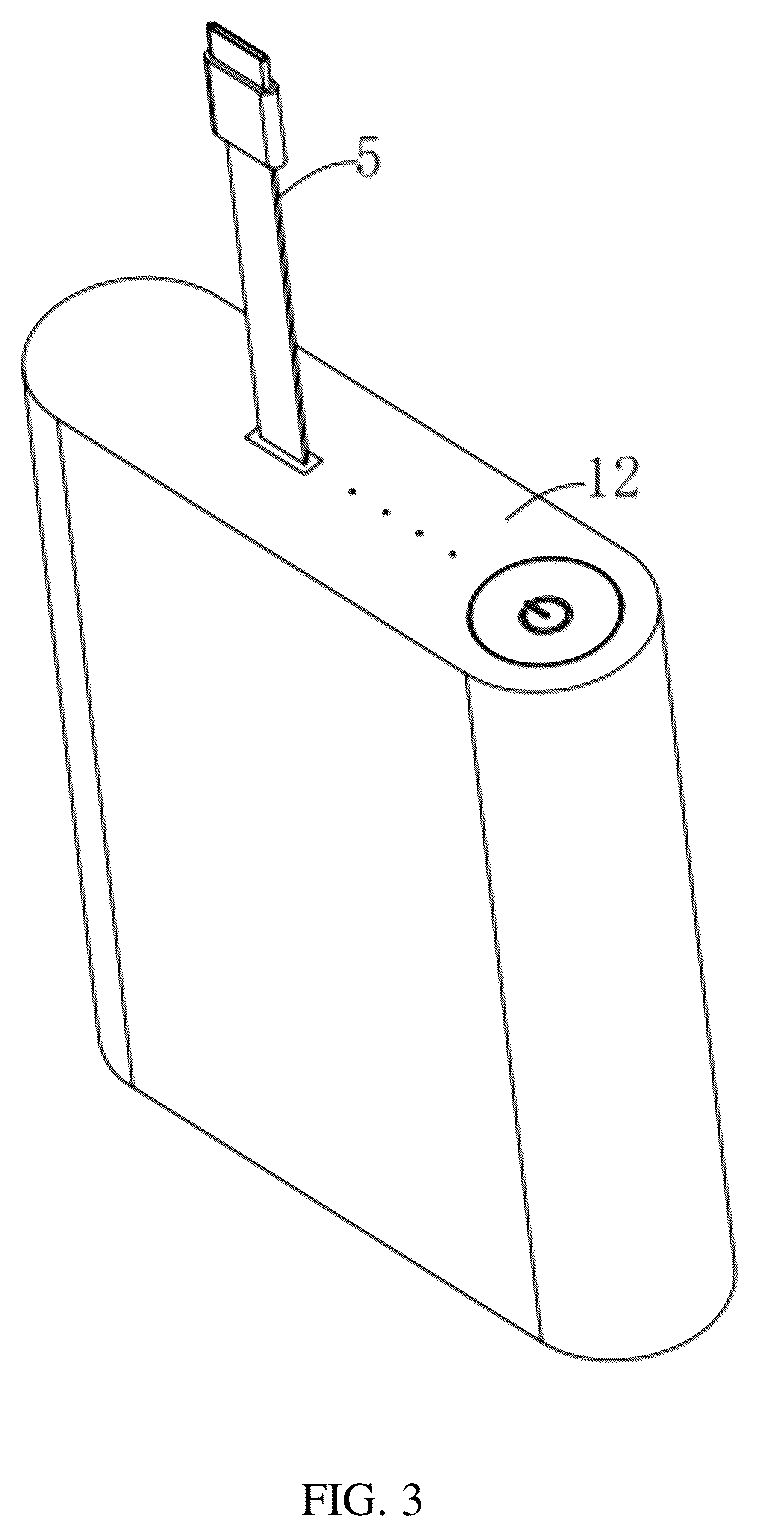 Patent US12562537 Figure 3 – Retractable data cable module and system