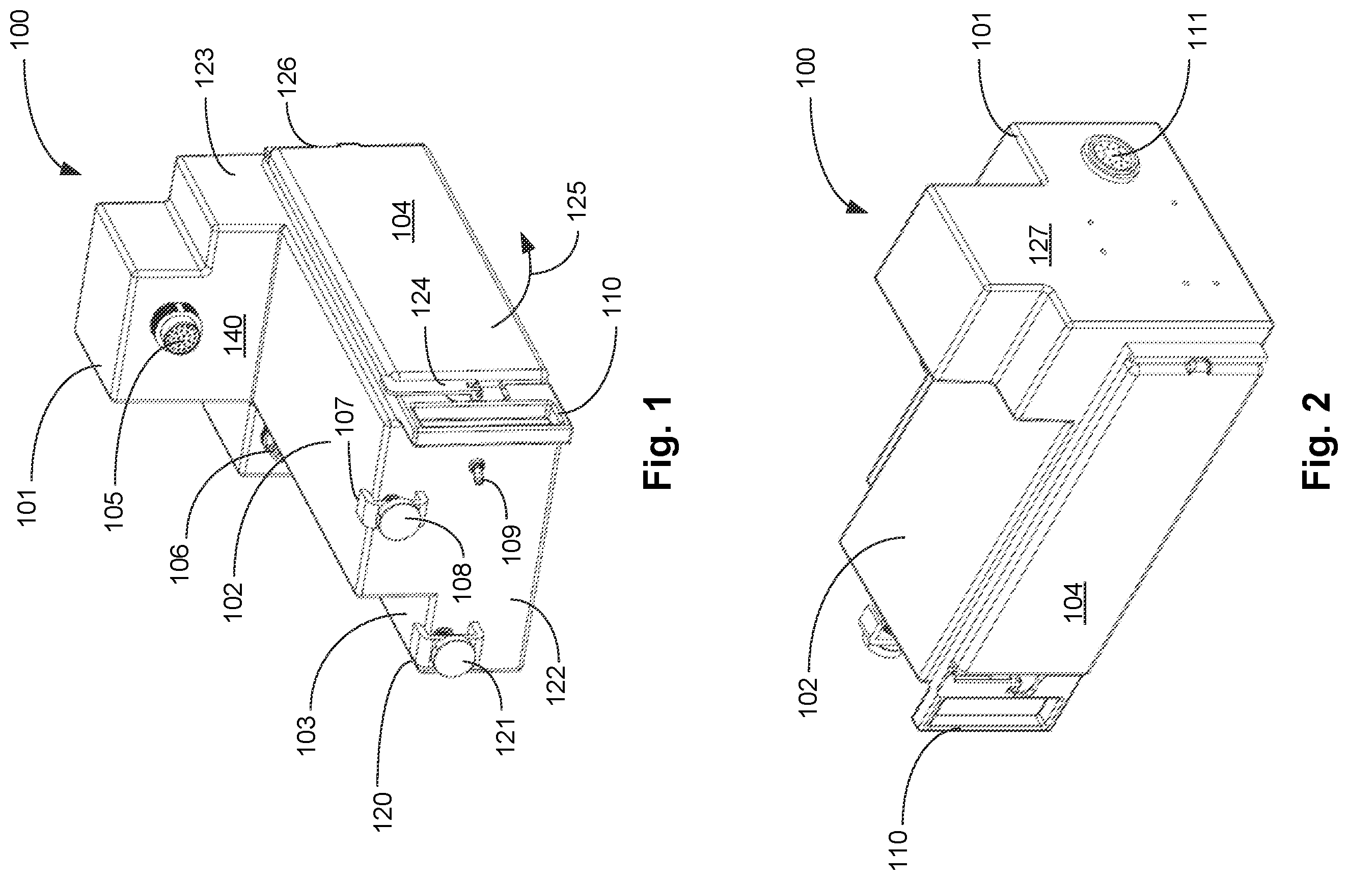 Patent US12562540 Figure 1 – Power supply docking station with internal battery power
