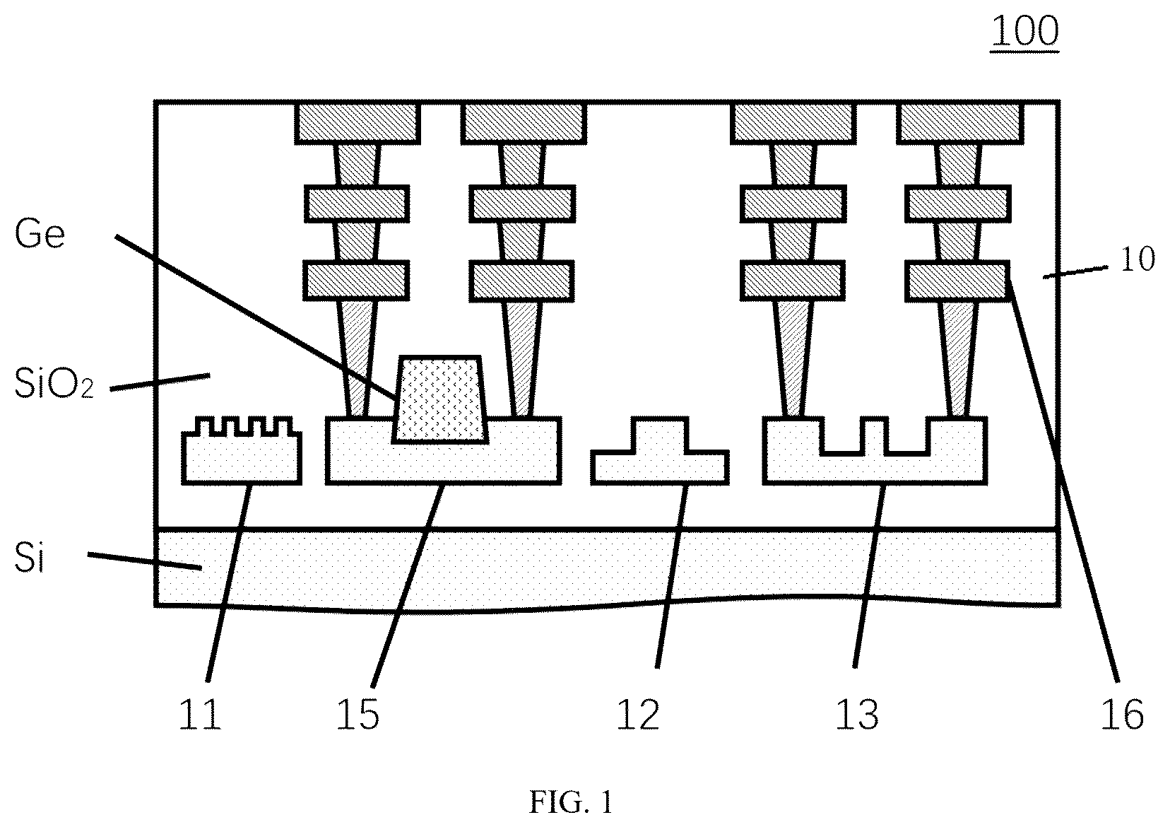 Patent US12562547 Figure 1 – Integration method for modularized silicon-based heterogeneous photoelectric integrated architecture