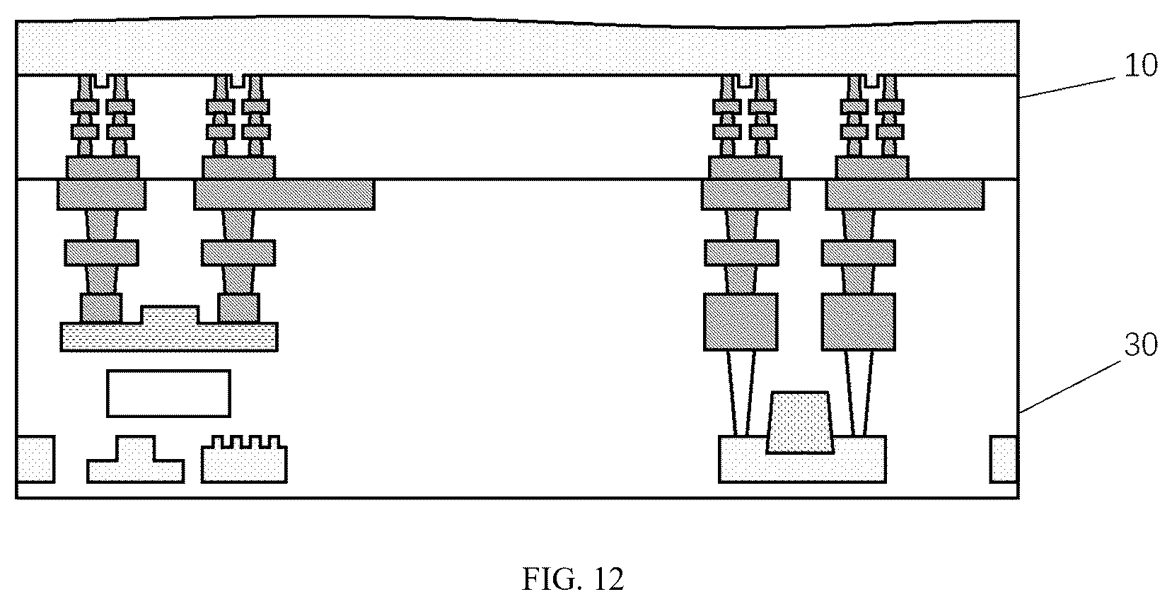 Patent US12562547 Figure 12 – Integration method for modularized silicon-based heterogeneous photoelectric integrated architecture