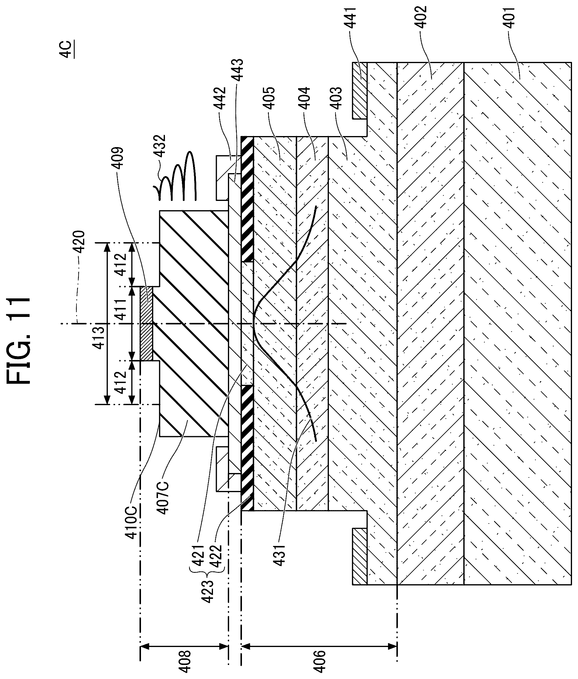 Patent US12562549 Figure 9 – Light emitting element, light source device, display device, head-mounted display, and biological information acquisition apparatus