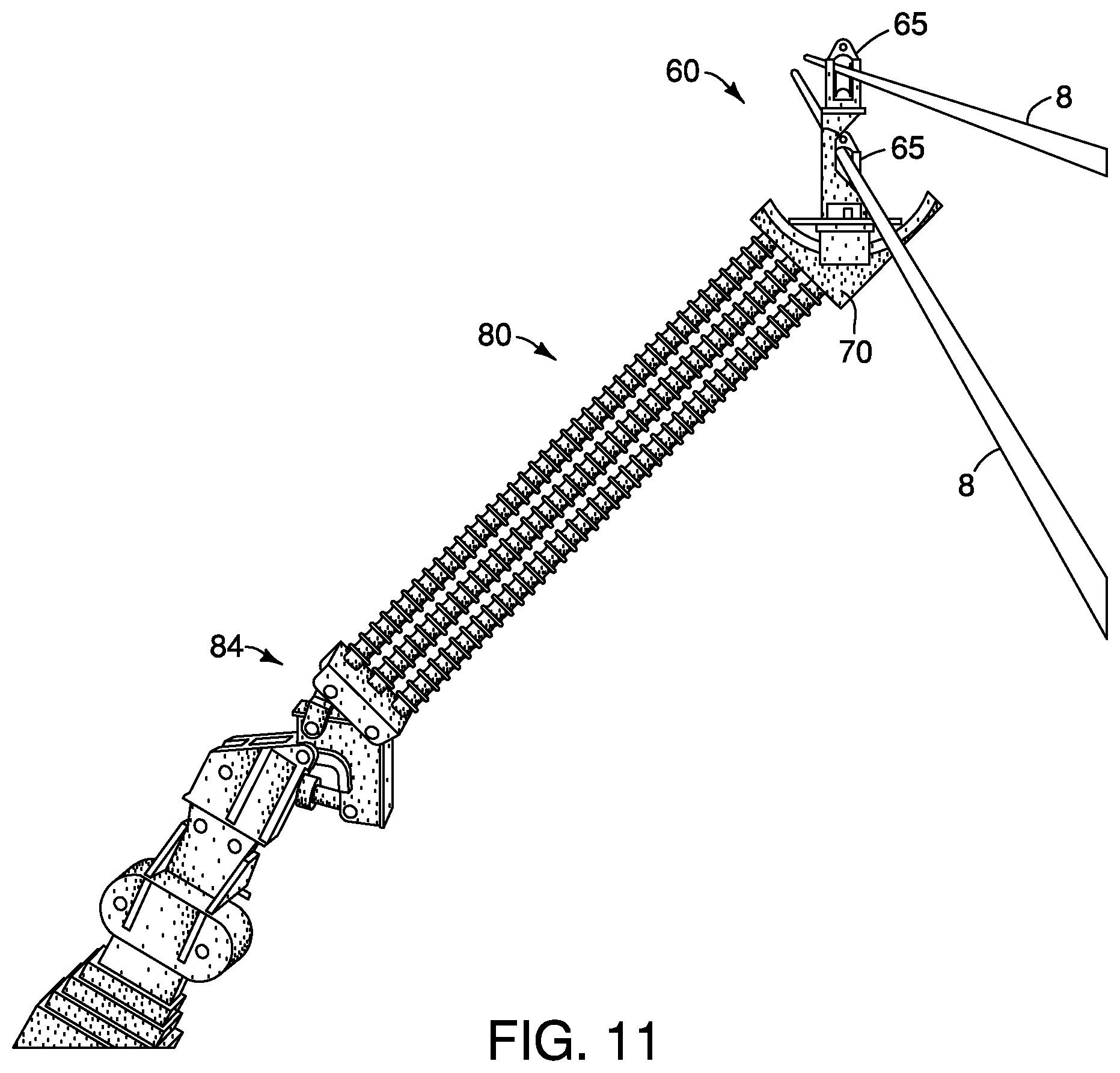 Patent US12562555 Figure 10 – Apparatus, system and method for lifting and manipulating conductors