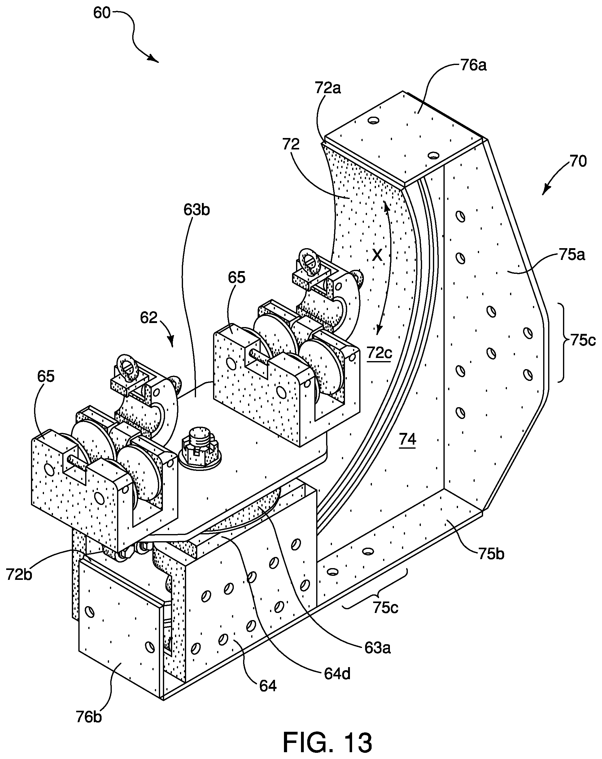 Patent US12562555 Figure 12 – Apparatus, system and method for lifting and manipulating conductors