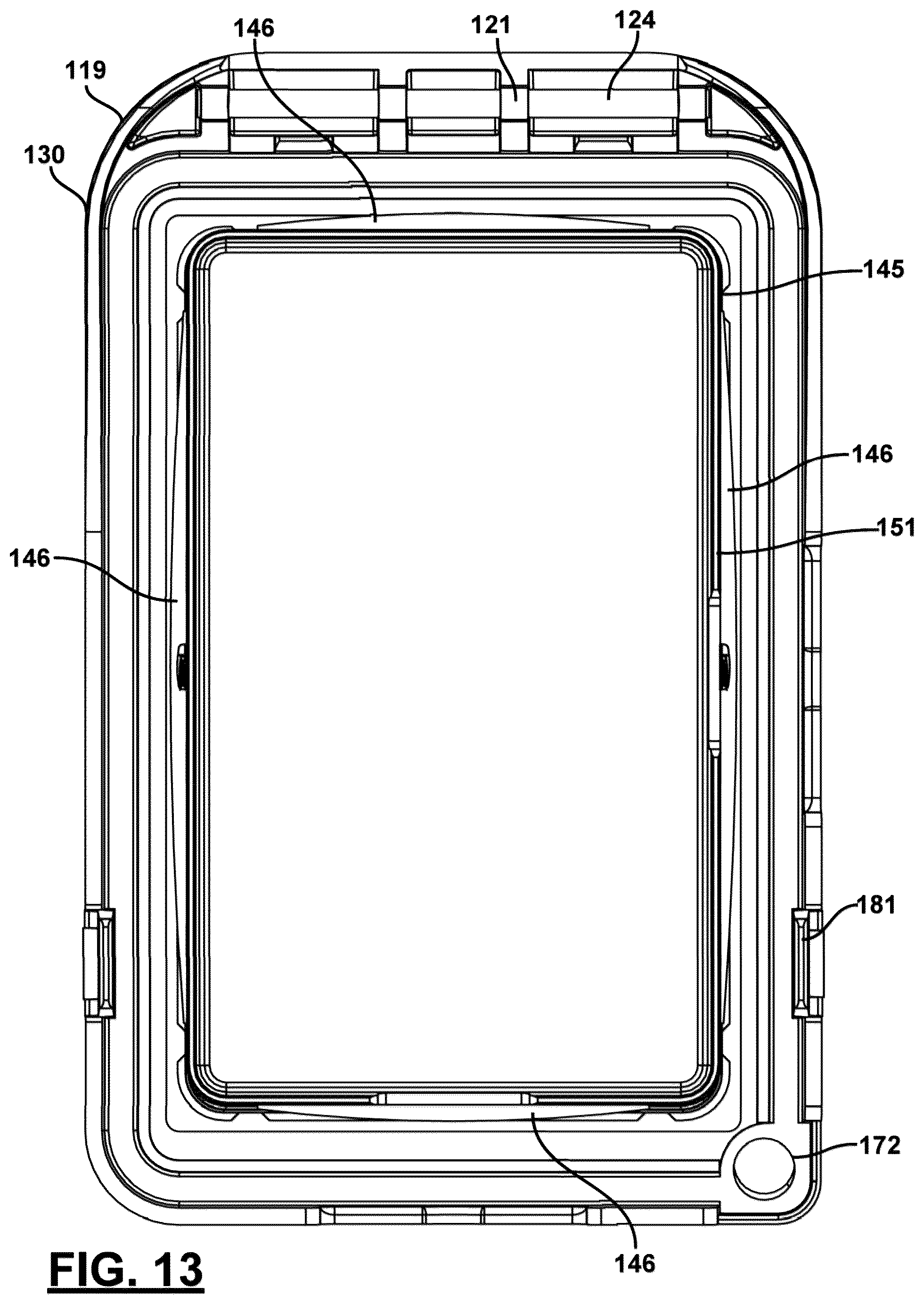 Patent US12562556 Figure 10 – Configurable electrical outlet cover enclosure
