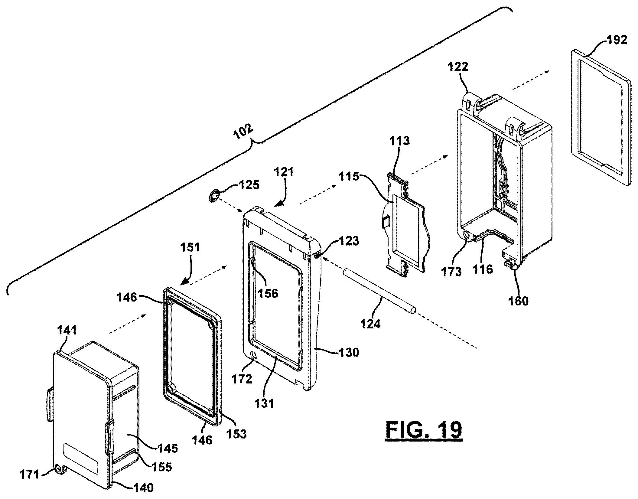 Patent US12562556 Figure 15 – Configurable electrical outlet cover enclosure