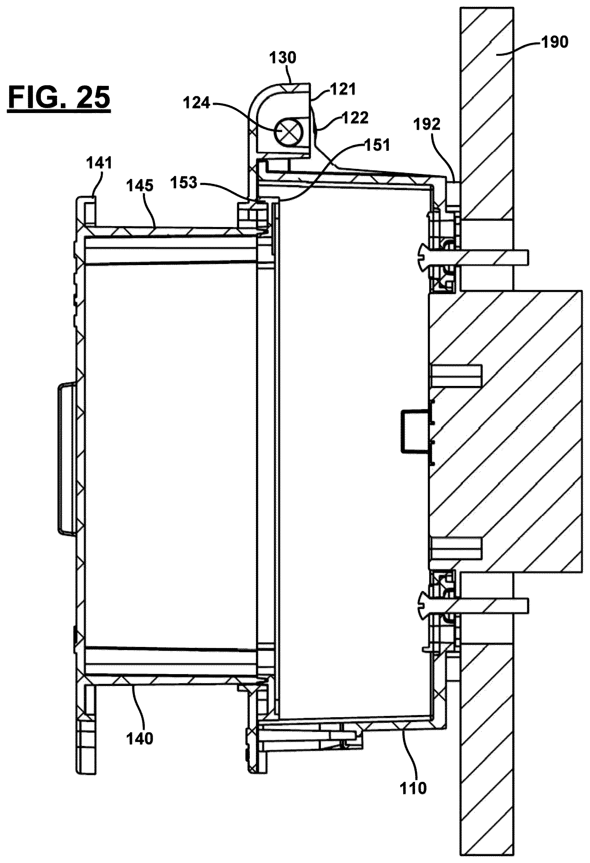 Patent US12562556 Figure 19 – Configurable electrical outlet cover enclosure
