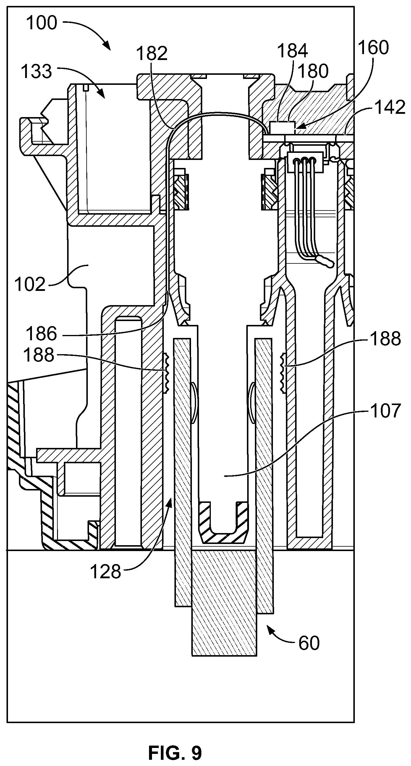 Patent US12562560 Figure 6 – Vehicle charging system for an electric vehicle having arc detection