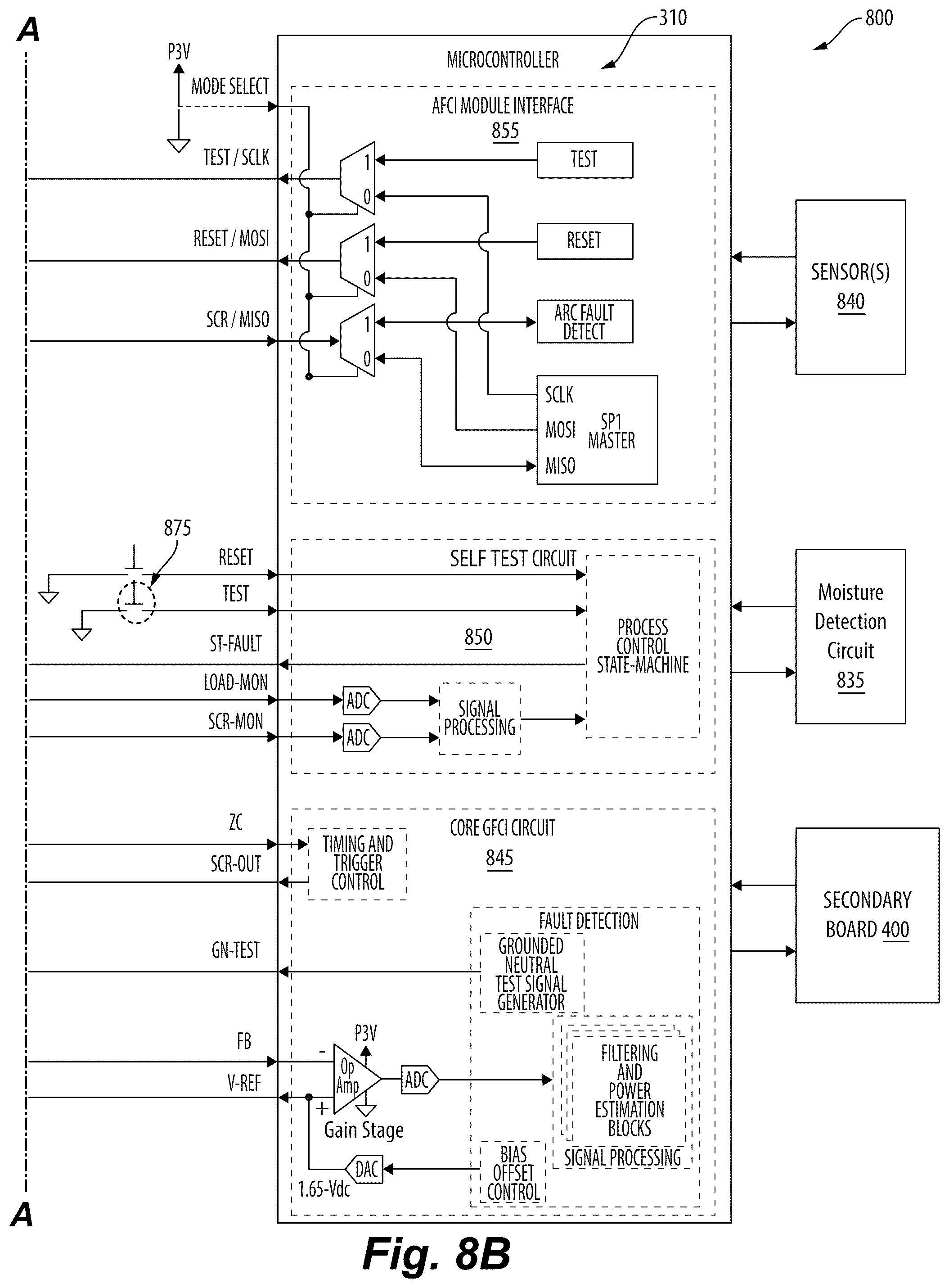 Patent US12562563 Figure 10 – Ground fault circuit interrupter with integrated controller