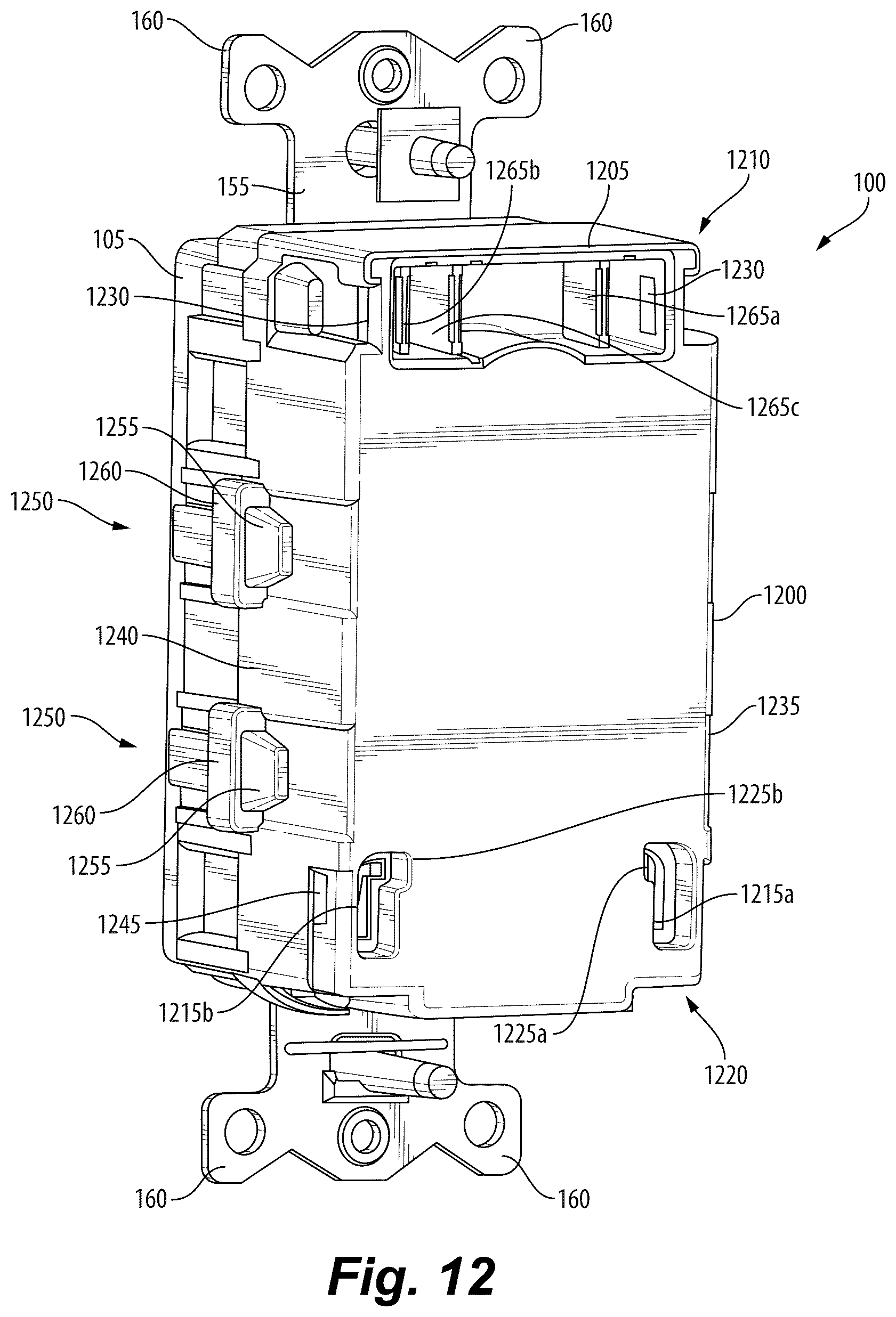 Patent US12562563 Figure 16 – Ground fault circuit interrupter with integrated controller